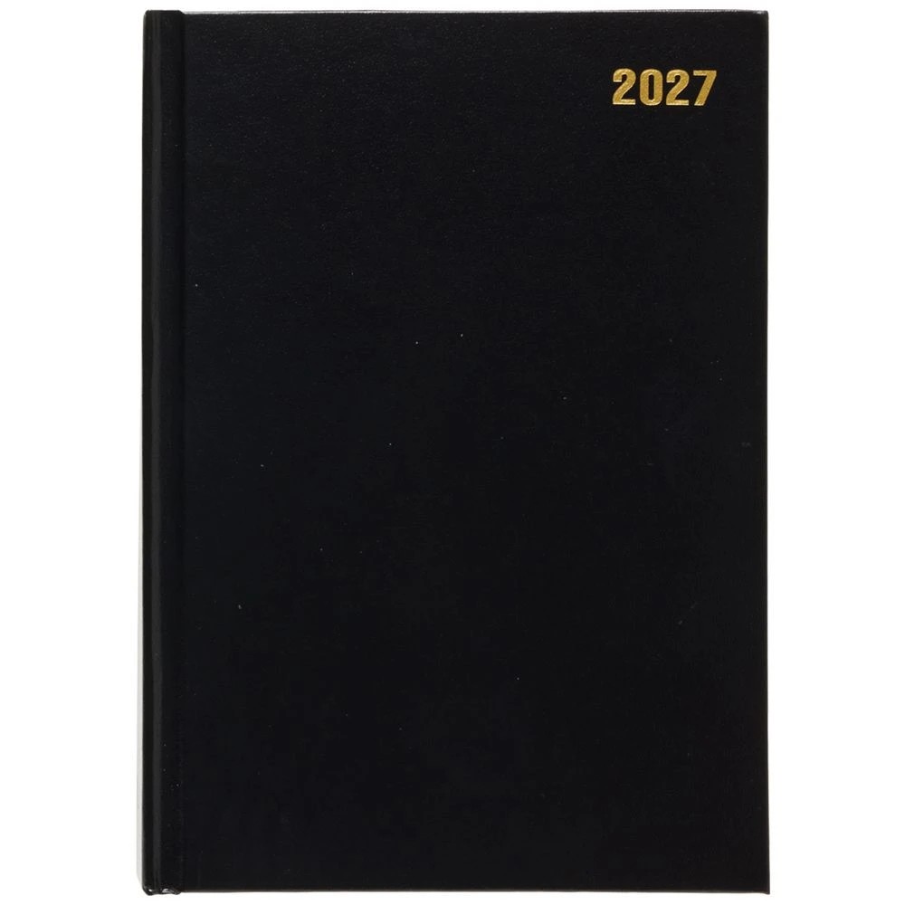 2 Officeworks A5 Day to Page 2027 Diary Black, 2 of 7