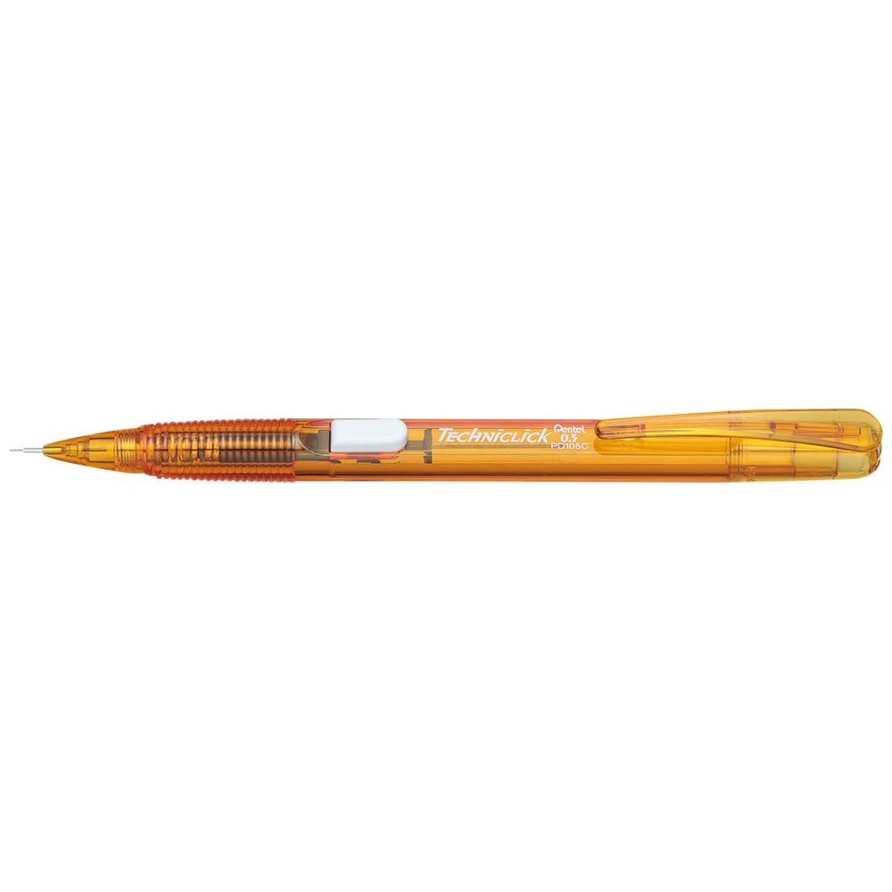 1 Pentel Techniclick Mechanical Pencil 0.5mm Orange, 1 of 1