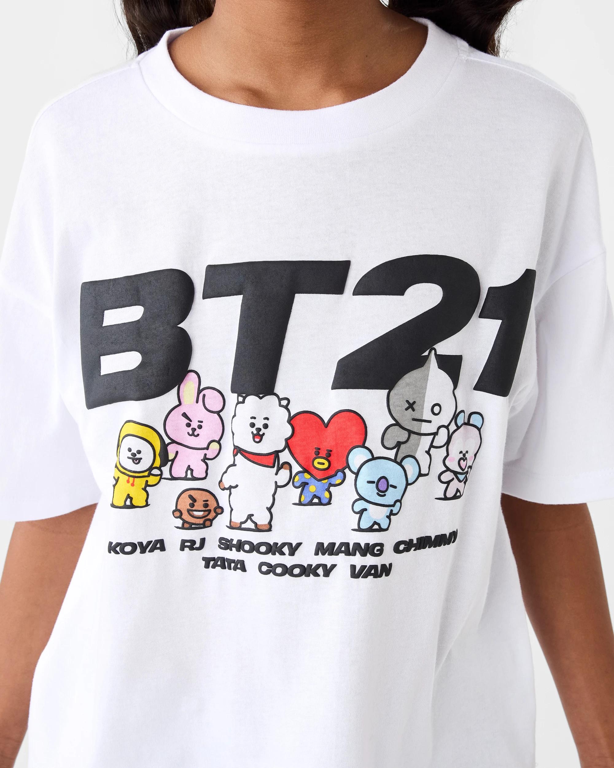 4 BT21 License Cropped T-shirt Bt21, 4 of 6