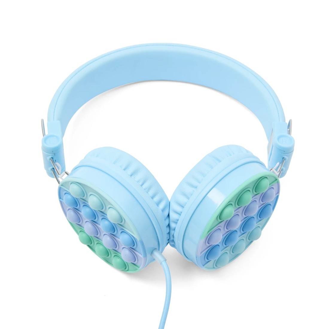 3 Wired Kids Pop-it Headphones - Blue, 3 of 10