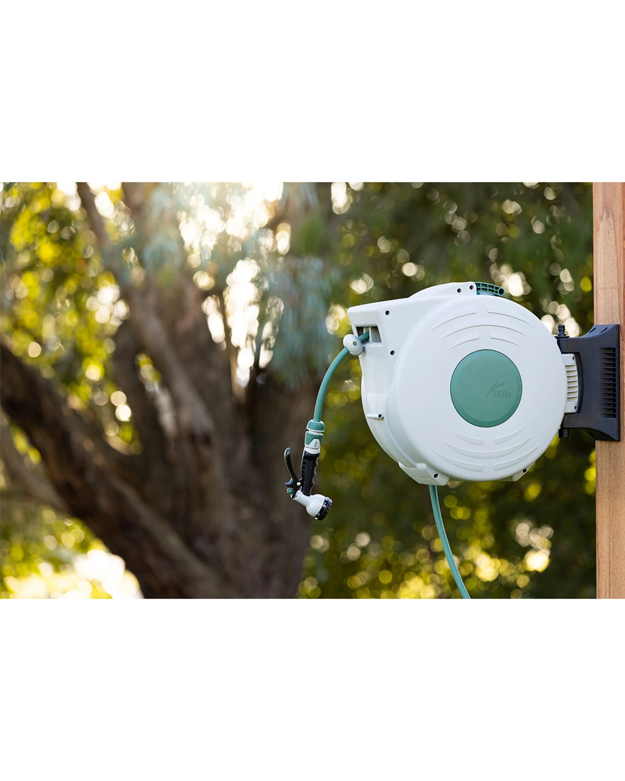 3 Hills 20M Retractable Water Hose Reel UV Resistant Auto Retracting - Multi, 3 of 3