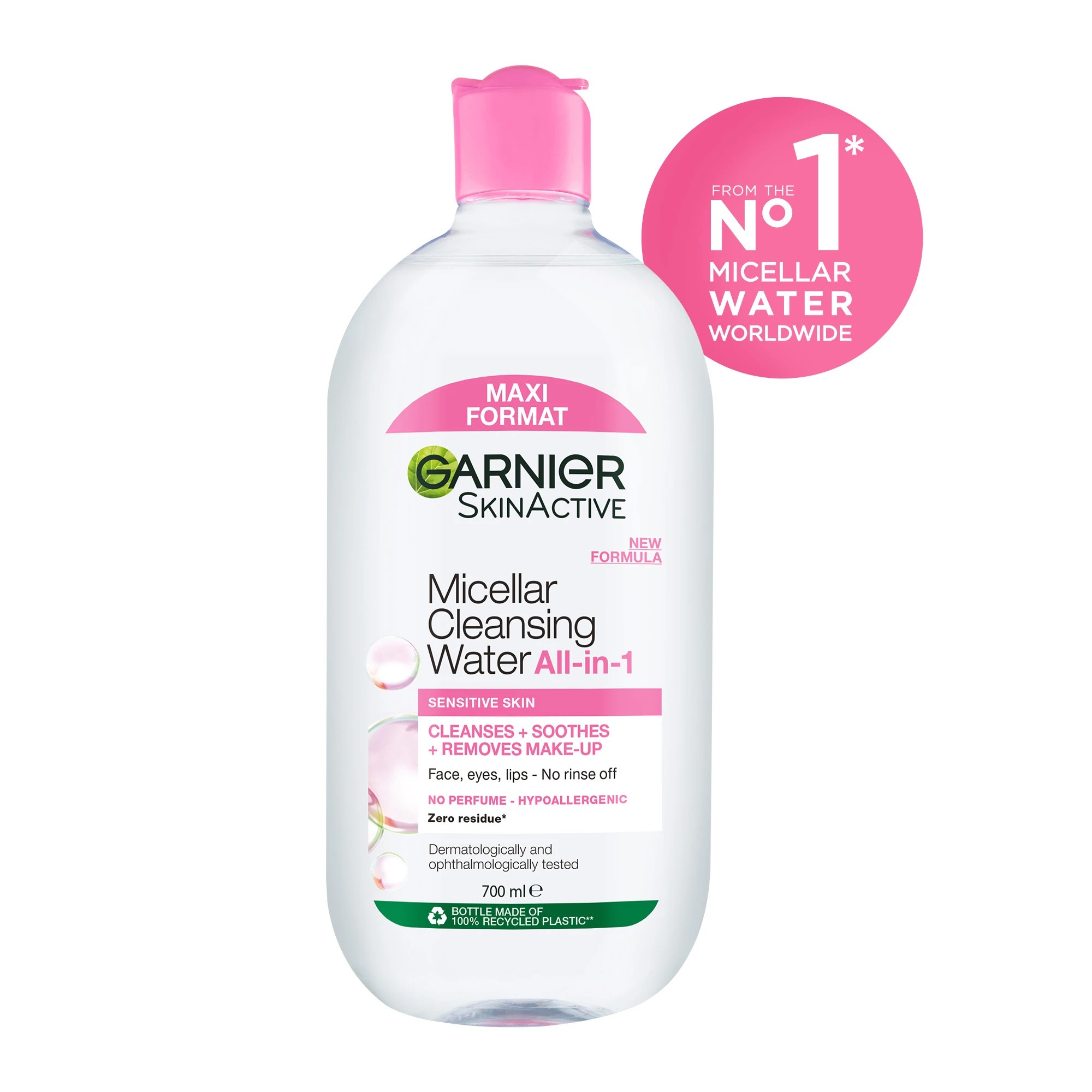 1 Garnier SkinActive All in 1 Micellar Cleansing Water 700ml, 1 of 10