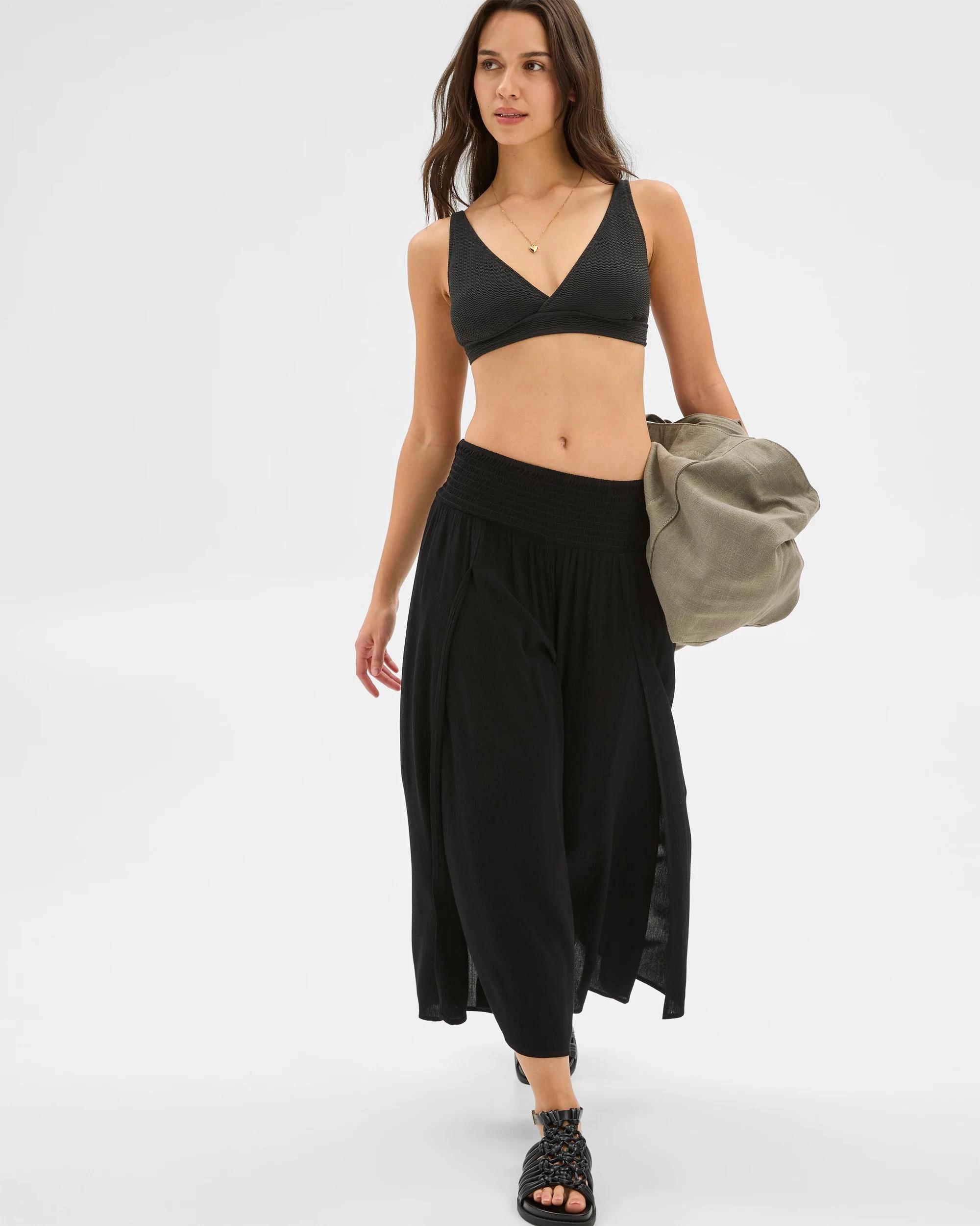 2 Target Resort Split Pants BLACK, 2 of 5