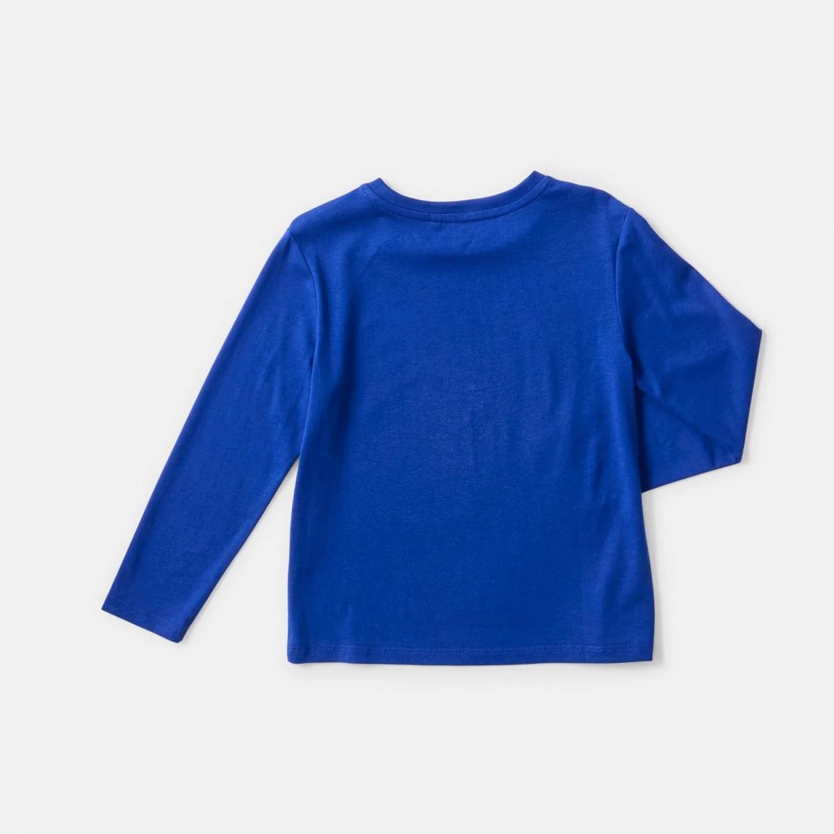 7 Long Sleeve Print T-shirt Blu Soccer, 7 of 7
