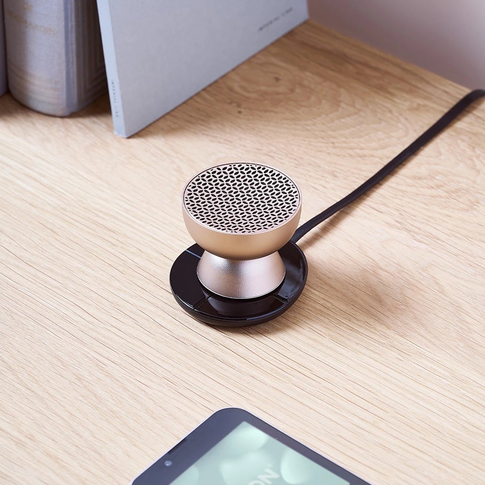 4 Lexon Tamo Infinitely Pairable Bluetooth Speaker - Gold, 4 of 5
