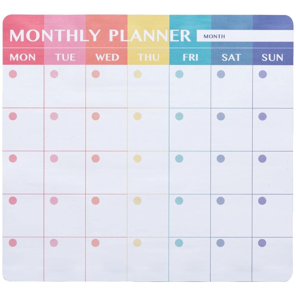 2 J.Burrows Stick-it Monthly Planner 277x254mm 24 Sheets, 2 of 3