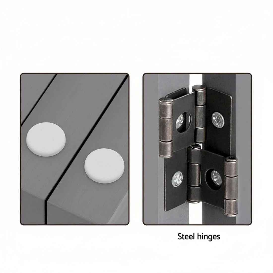 5 i.Pet Dog Gate Playpen Enclosure 6 Panel Pet Door Fence en Play Pen Stair - Grey, 5 of 5