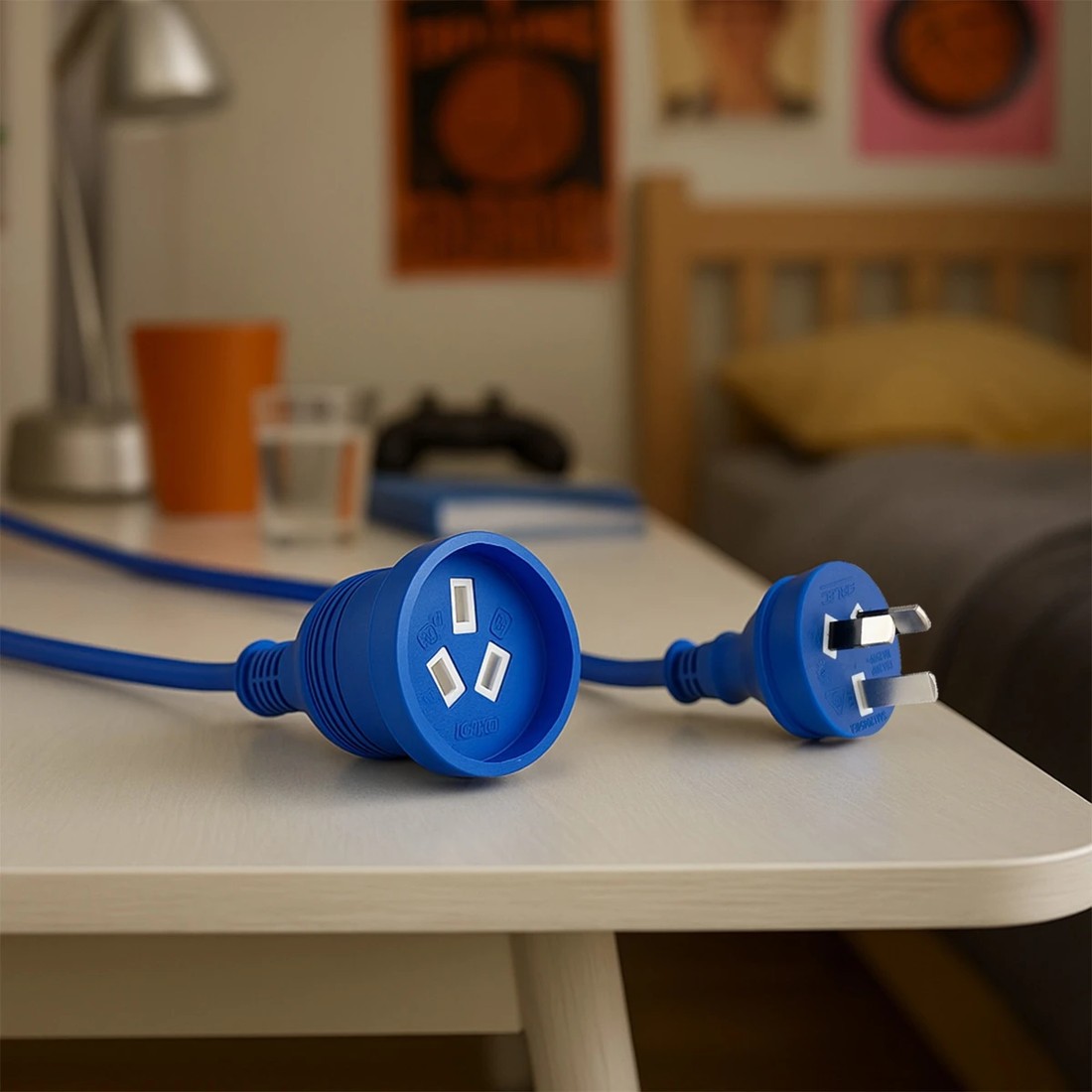 4 3m Arlec Standard Plug Extension Lead - Assorted, 4 of 4