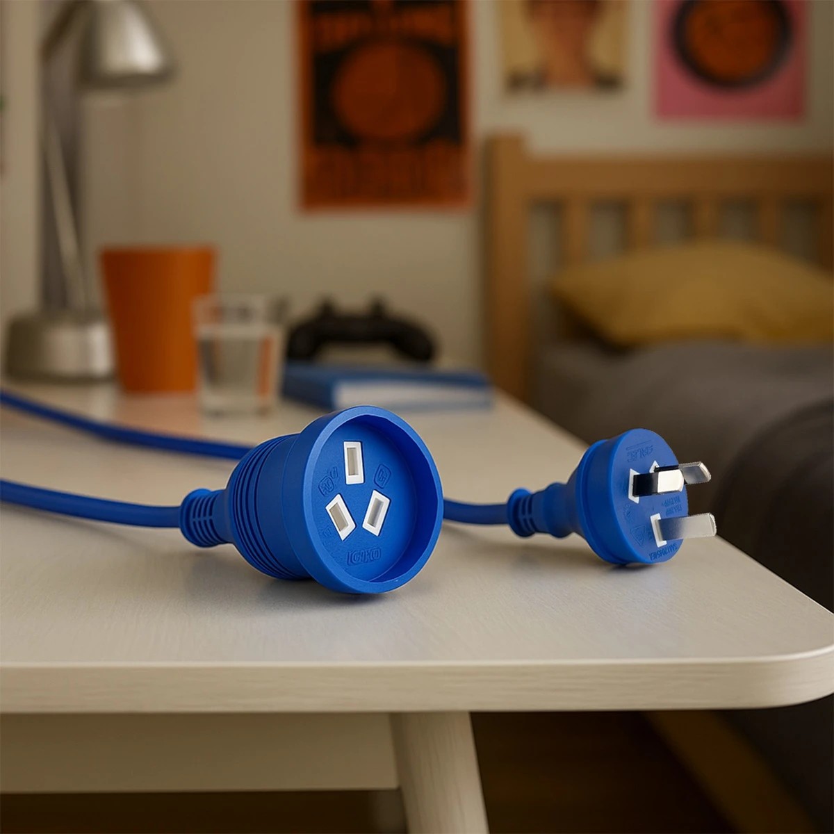 4 3m Arlec Standard Plug Extension Lead - Assorted, 4 of 4