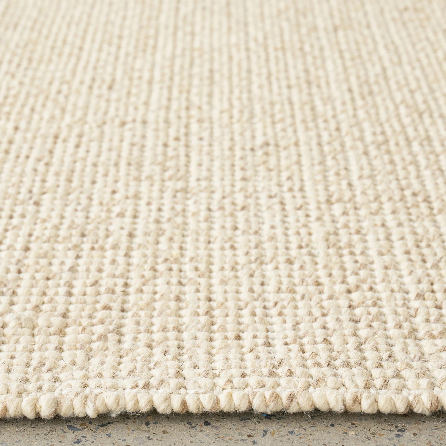 5 Common Ground Rugs Cadence Parker 300x80cm - Medium Runner Hand Loomed Wool & Jute Rug - Beige, 5 of 6