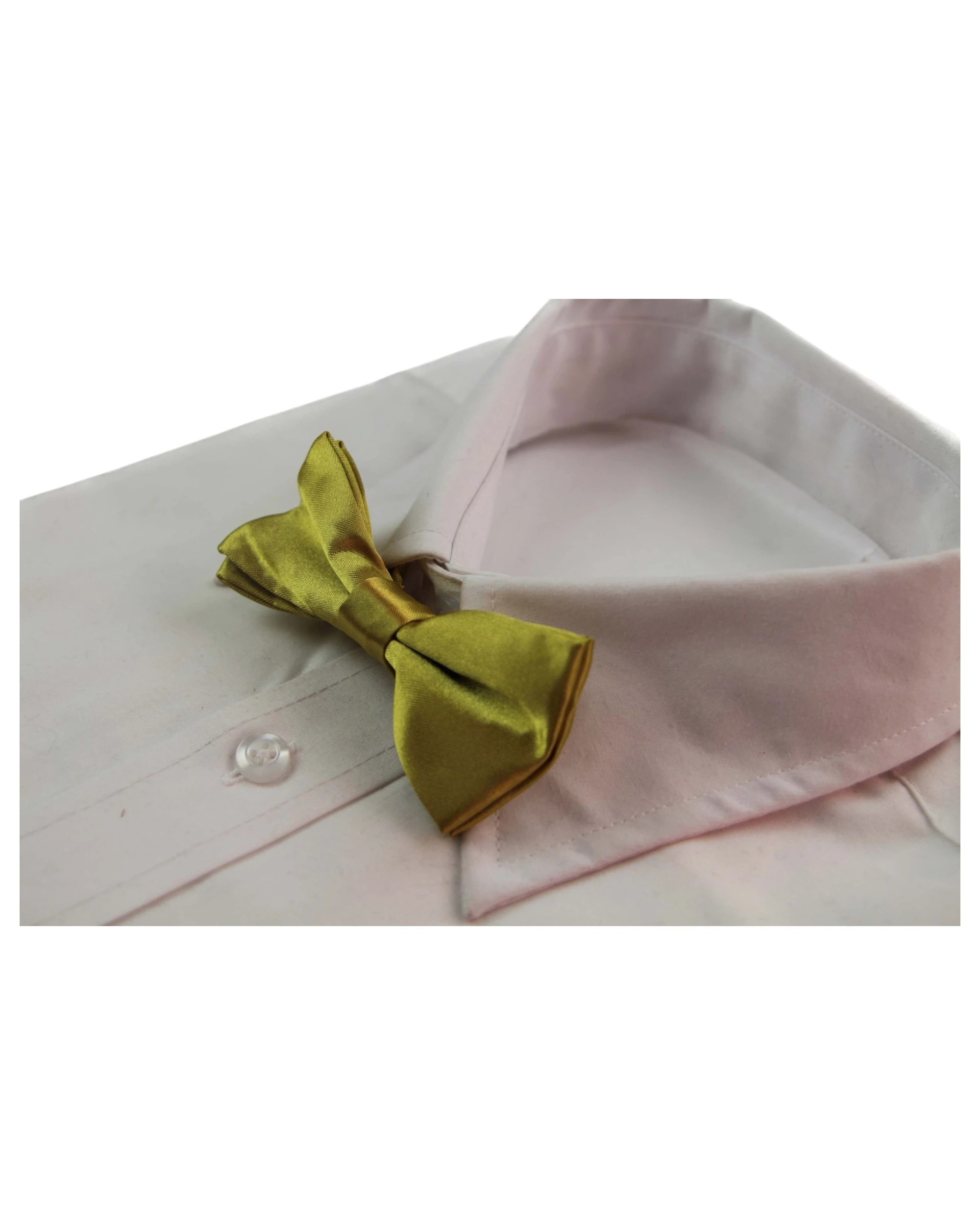 1 Zasel Boys Mustard Yellow Plain Bow Tie, 1 of 3