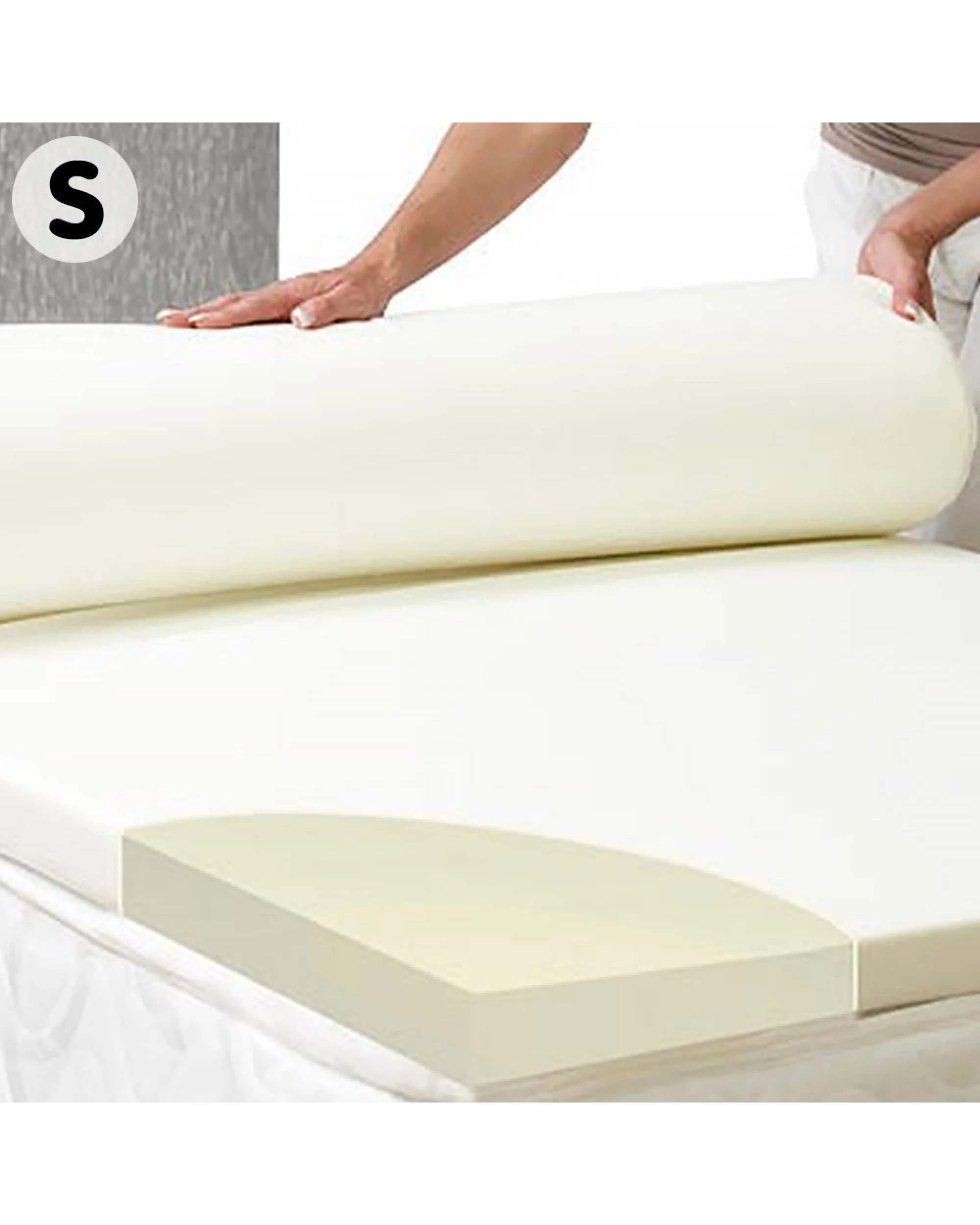 2 Laura Hill High Density Mattress Foam Topper 5cm - Single, 2 of 7
