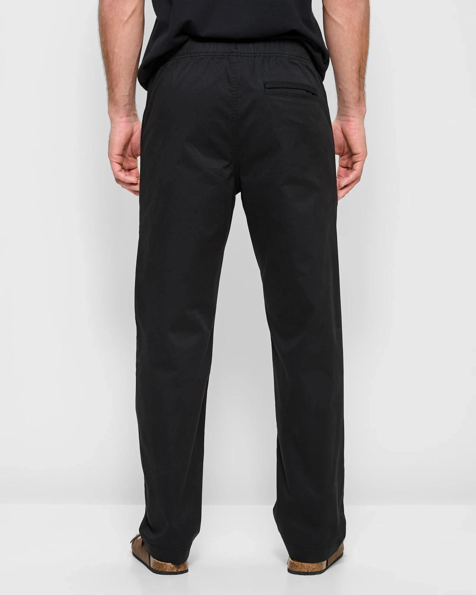 4 Target Australian Cotton Relaxed Chino Pants BLACK, 4 of 5