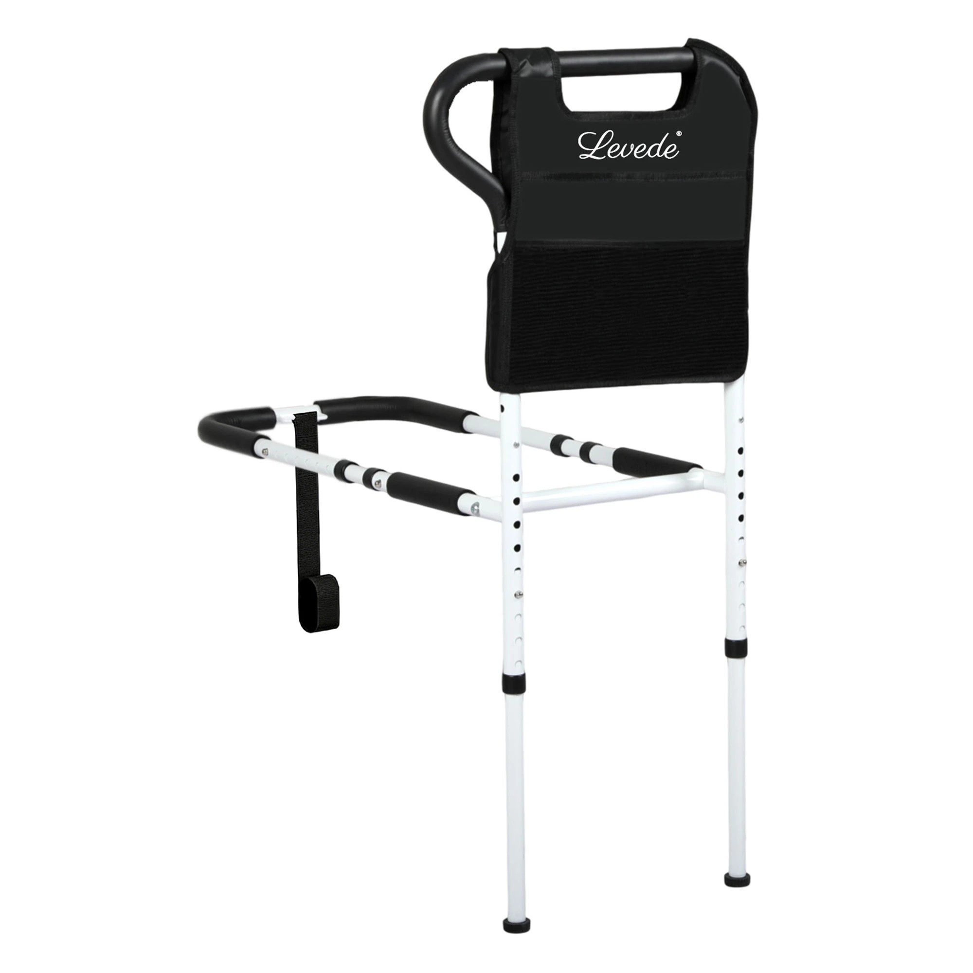 1 Levede Bed Rails Adjustable Cane With Non-Slip Ergonomic Handle And Storage Pocket, 1 of 9