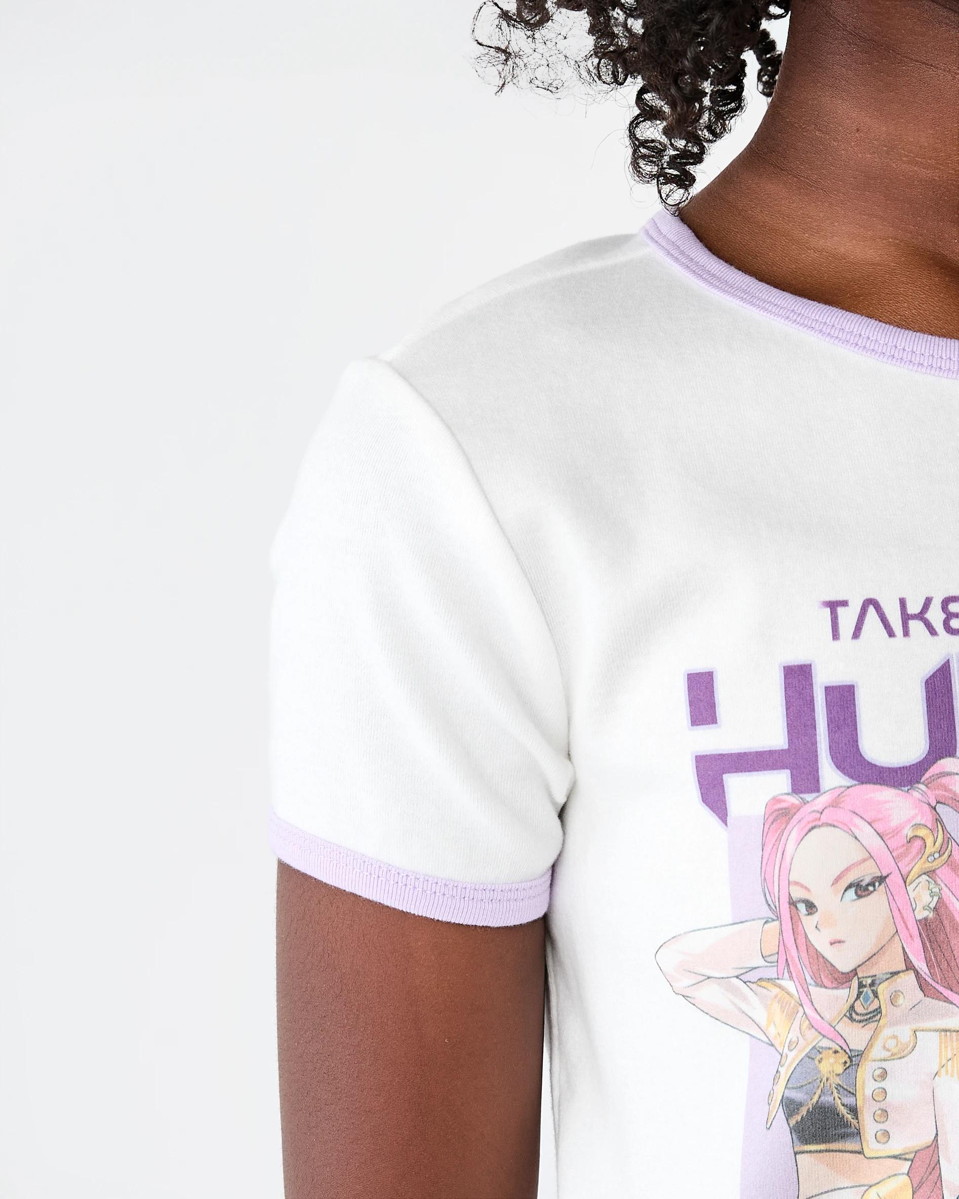 5 KPop Demon Hunters License Ringer T-shirt White Dh, 5 of 8