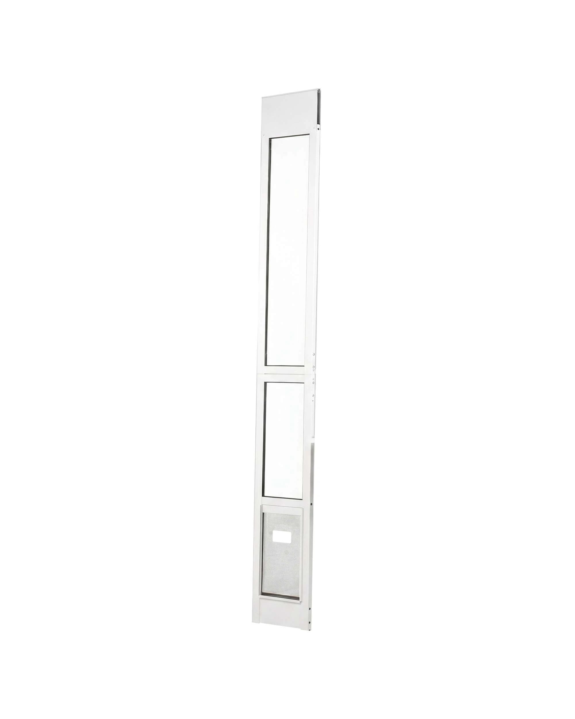 4 Advwin Aluminum Doggy Door for Sliding Glass Door Adjustable Height, 4 of 7