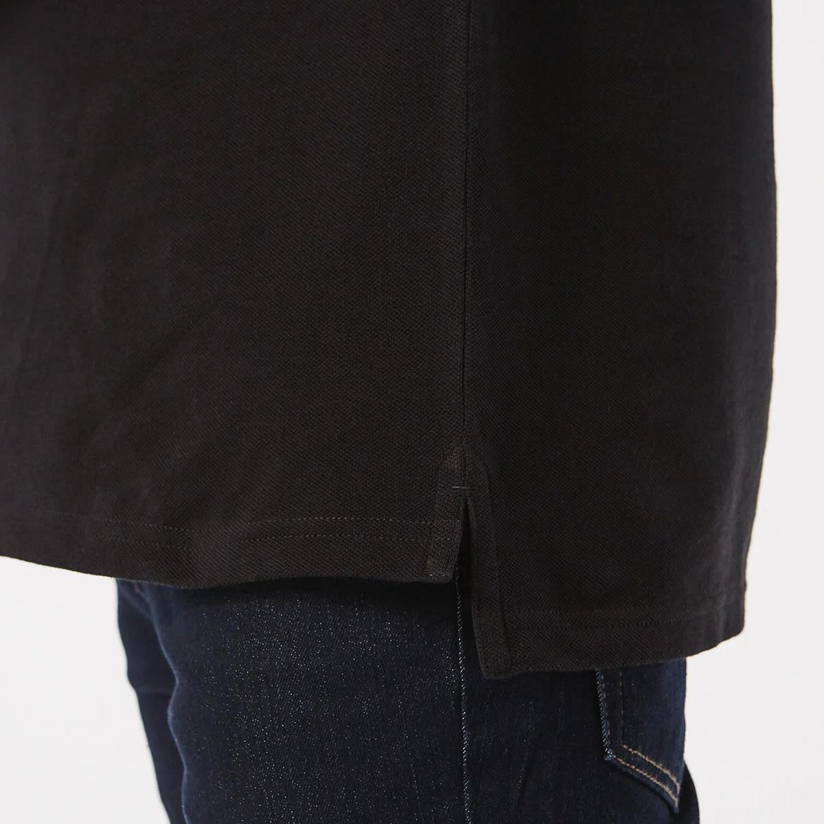 5 Tipped Pique Polo Black, 5 of 7