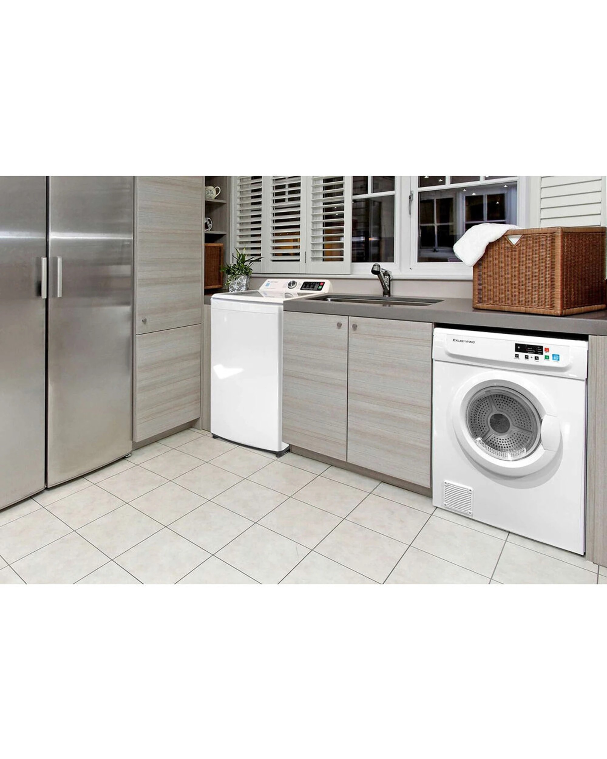 2 Kleenmaid Heavy Duty Top Load Washing Machine 12kg Direct Drive Inverter - White, 2 of 2