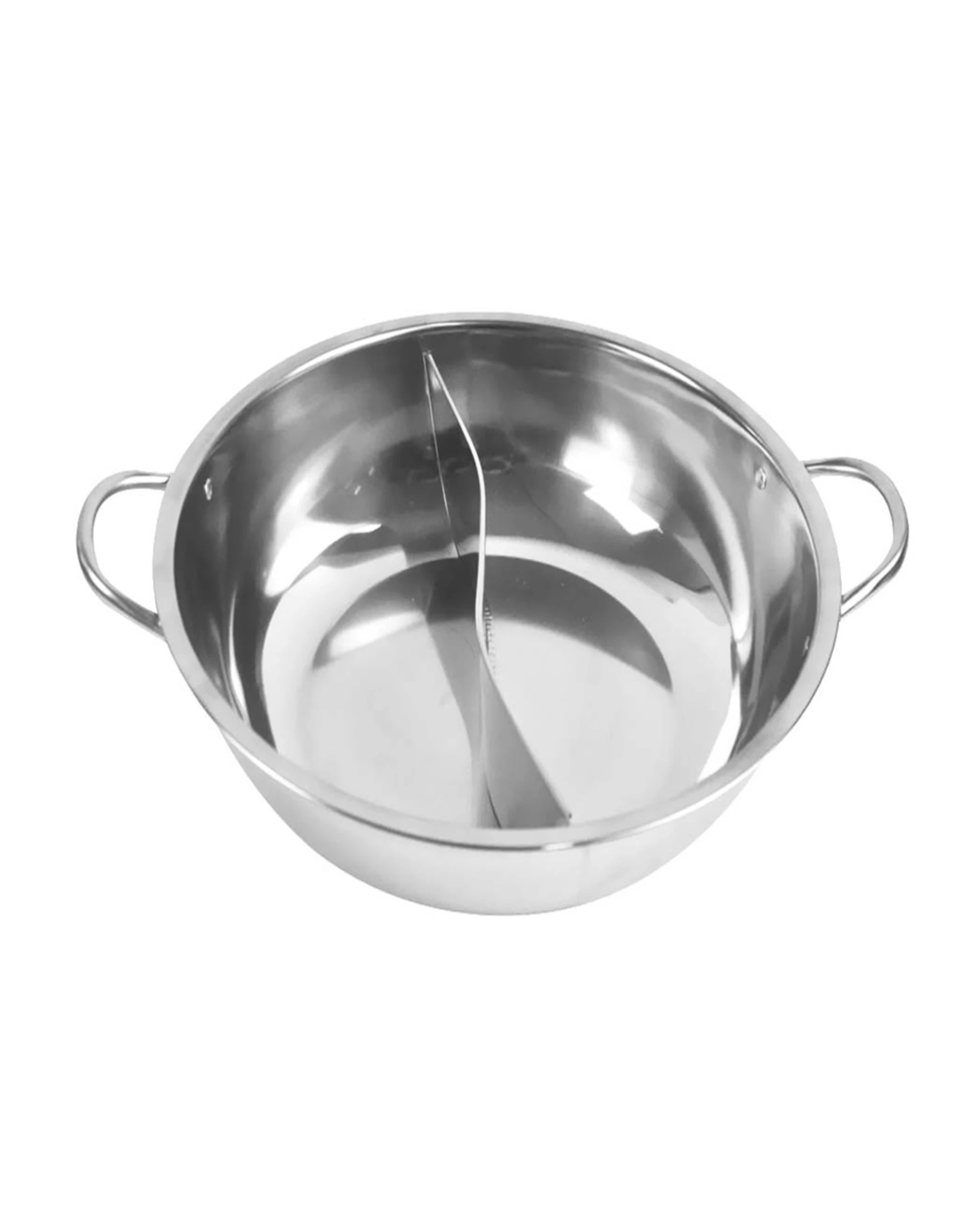3 Toque 34cm Stainless-Steel Twin Hot Pot No Lid, 3 of 7