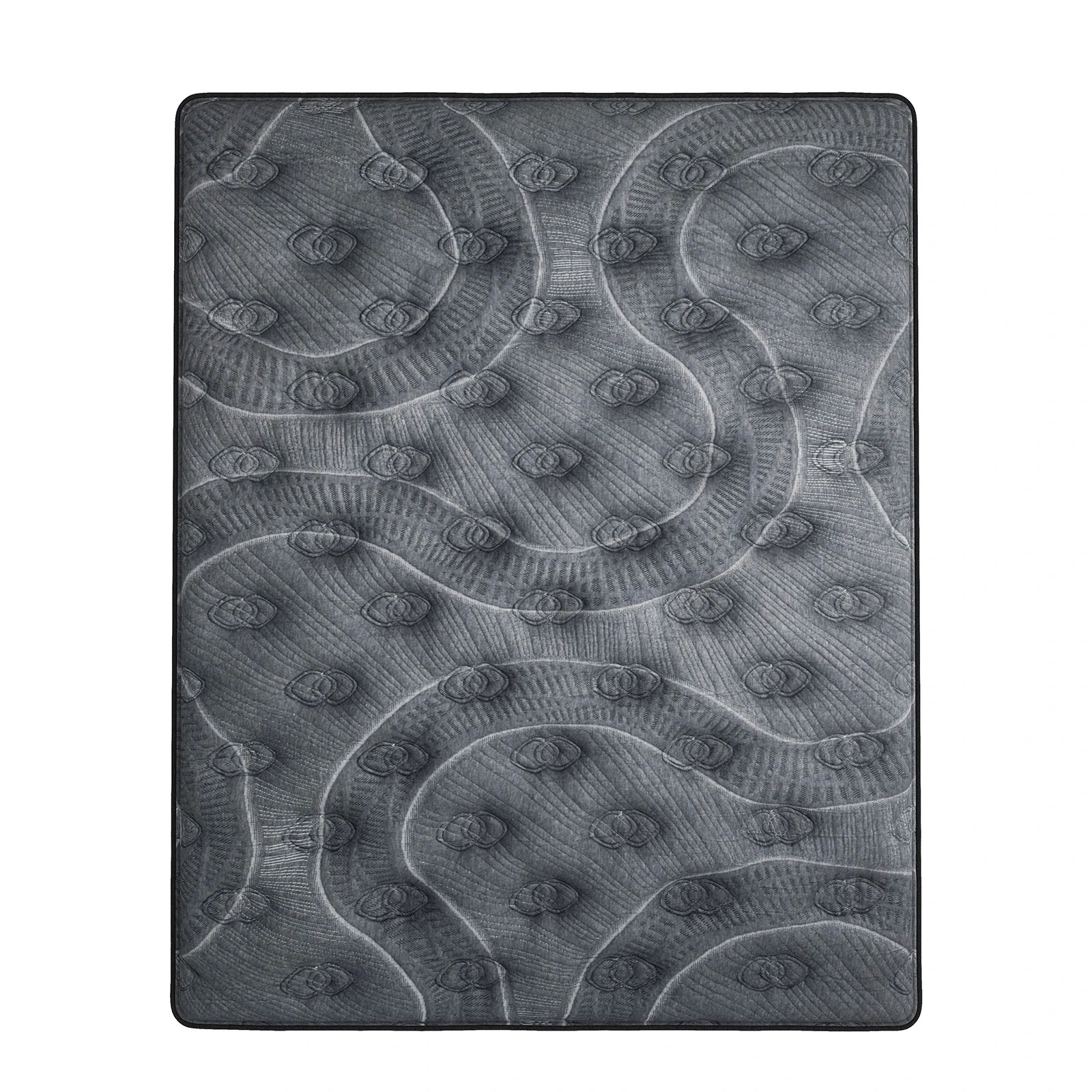 6 Cloud Zone Double Layer Euro Top Pocket Spring Mattress Plush Medium Firm - Single Bed - Charcoal, 6 of 10