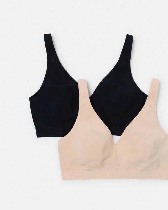 2 Pack Full Figure Wirefree Soft Cup