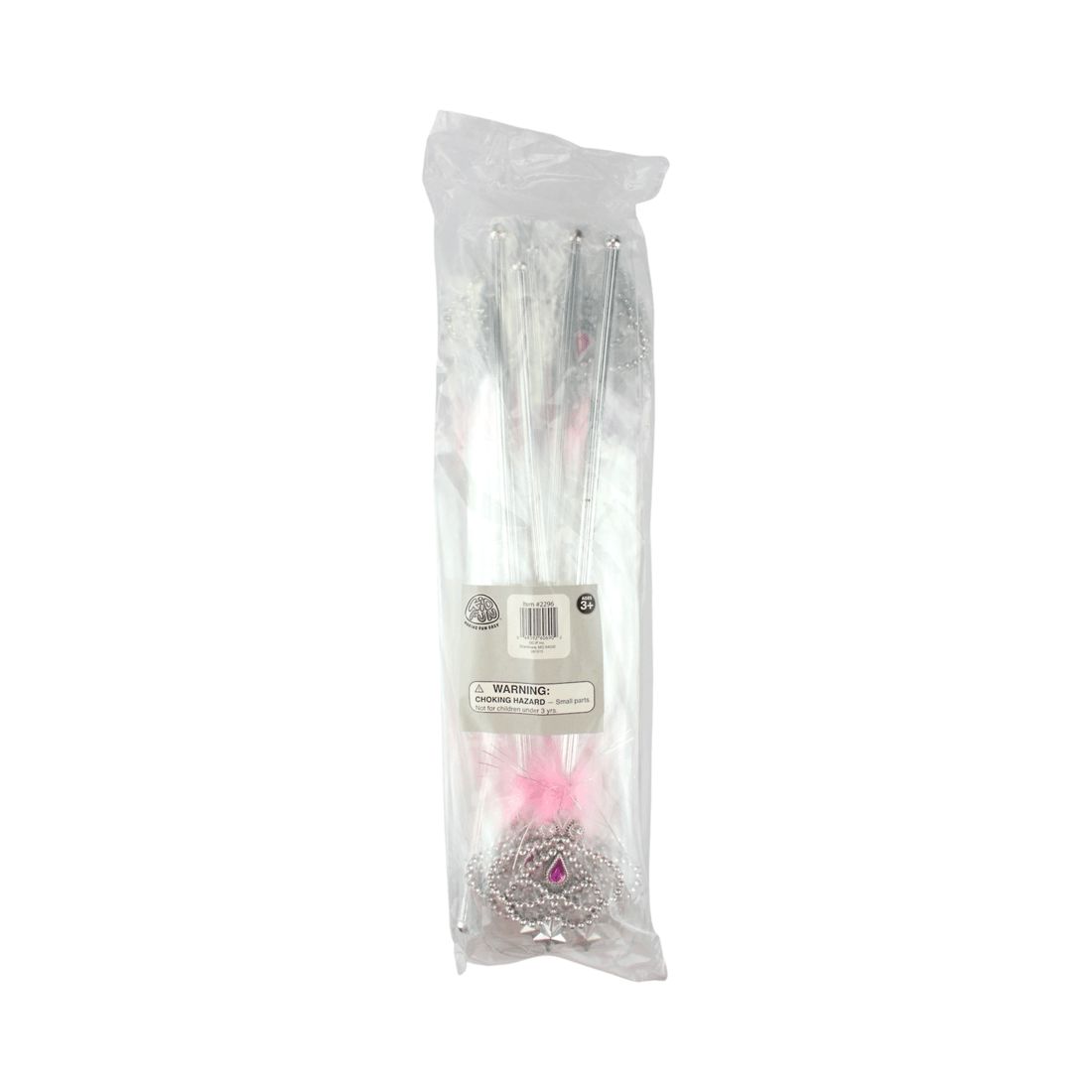 3 US Toy Magical Princess Pink Marabou Plastic Wands Pack of 12, 3 of 3