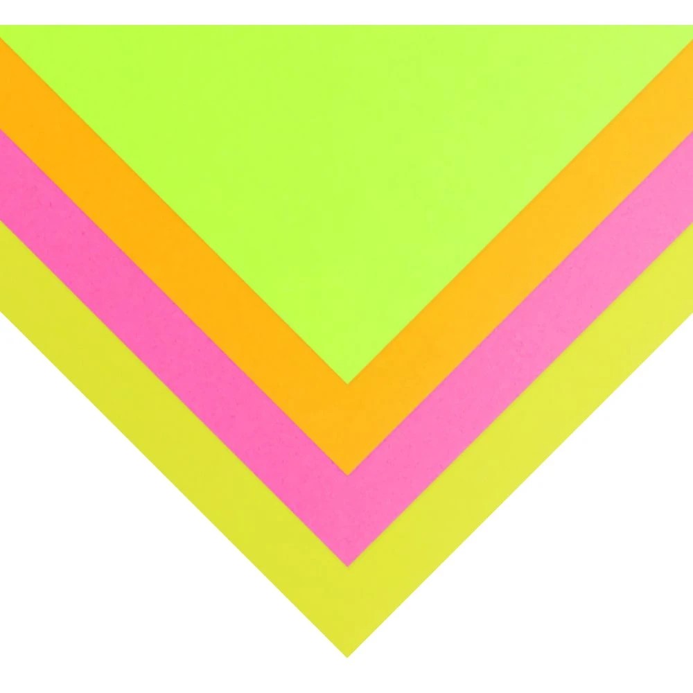 2 Quill A4 125gsm Paper Fluoro Assorted 25 Pack, 2 of 2