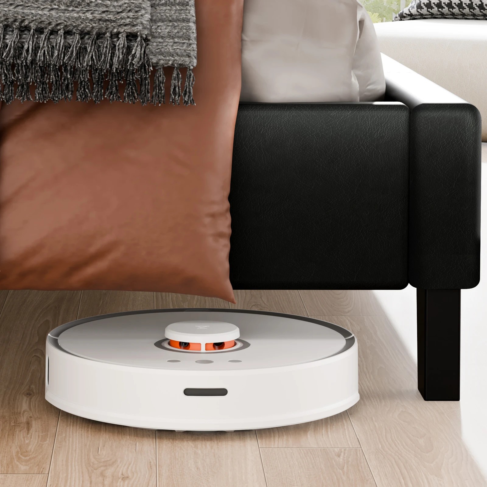 5 Alfordson Bed Frame Queen Size Mattress Base Platform Leather Linus - Black, 5 of 9