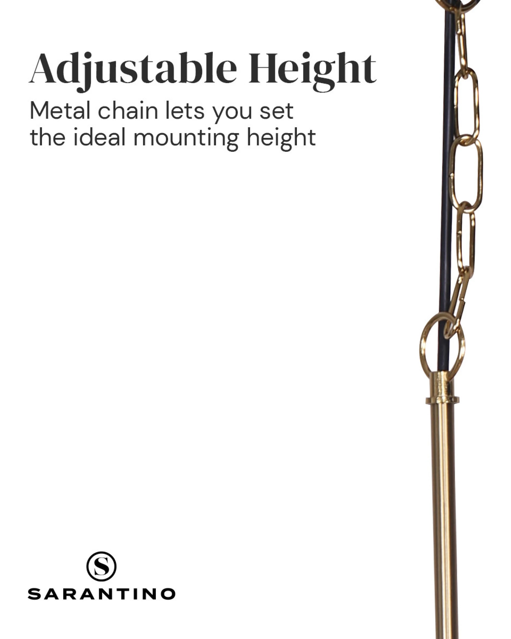 4 Sarantino Black And Gold Pendant Light, 4 of 10