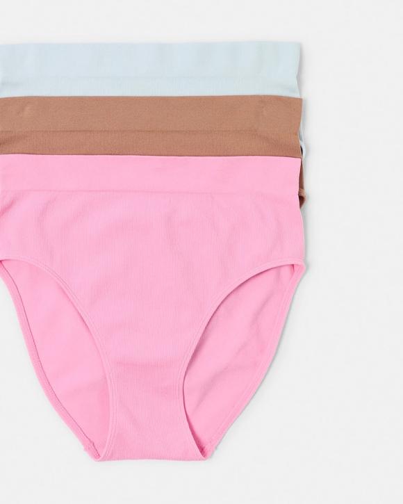 3 Pack Rib Seamfree Full Briefs