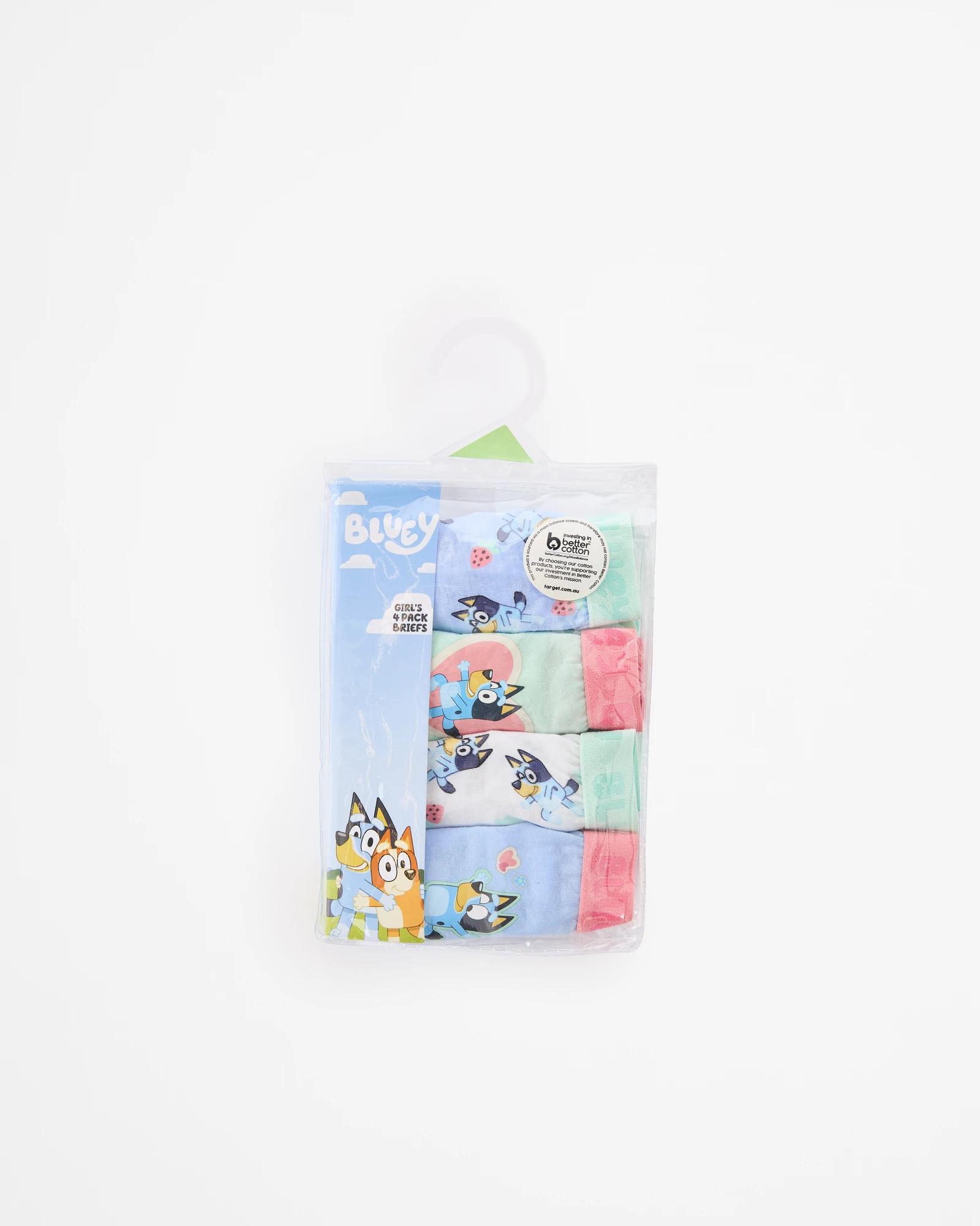 2 Bluey Girls Briefs 4 Pack Briefs BLUE / MULTI, 2 of 2