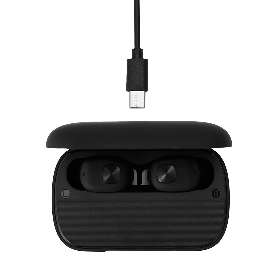 4 True Wireless Earbuds with Powerbank - Black, 4 of 8