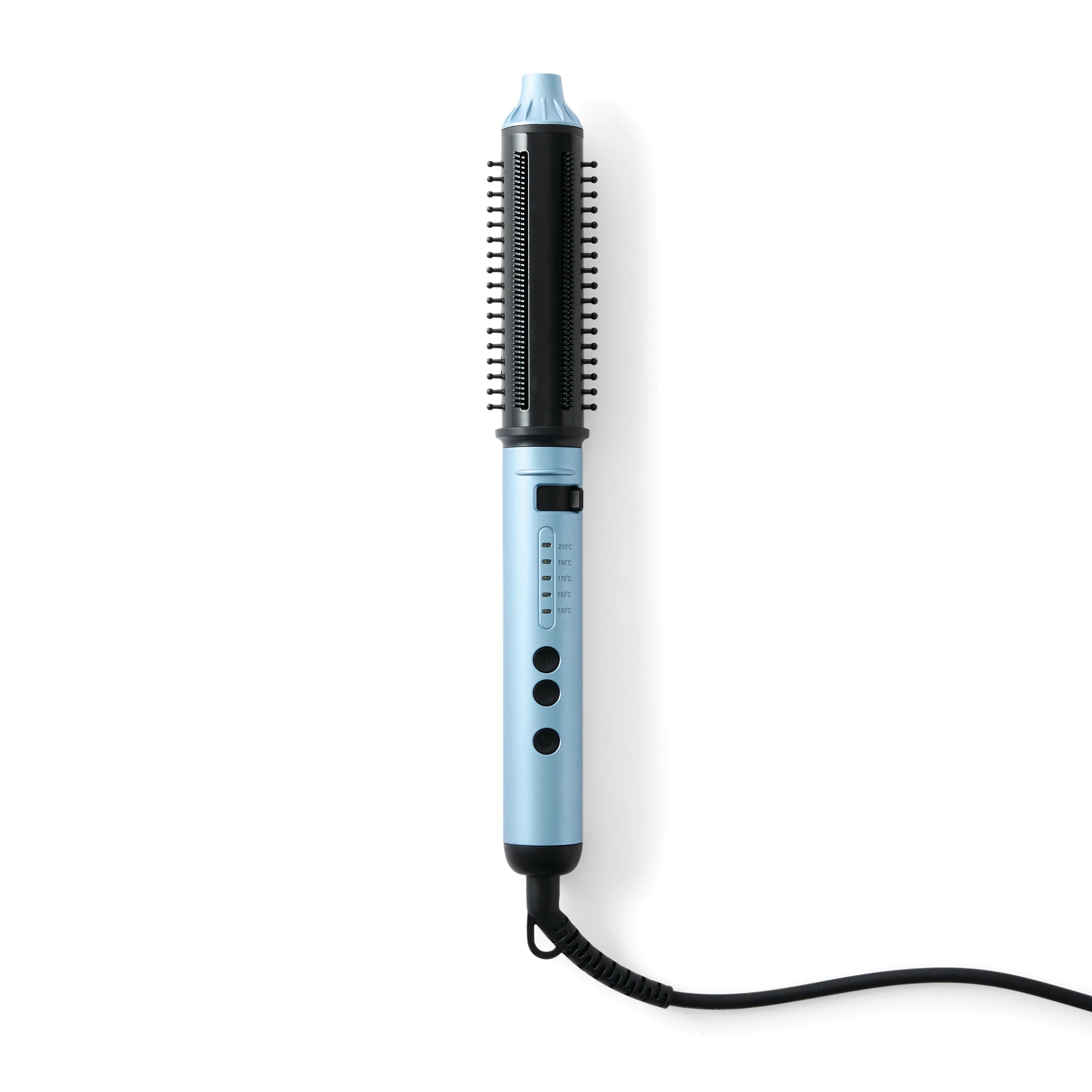 3 Retractable Curling Brush - Blue, 3 of 9