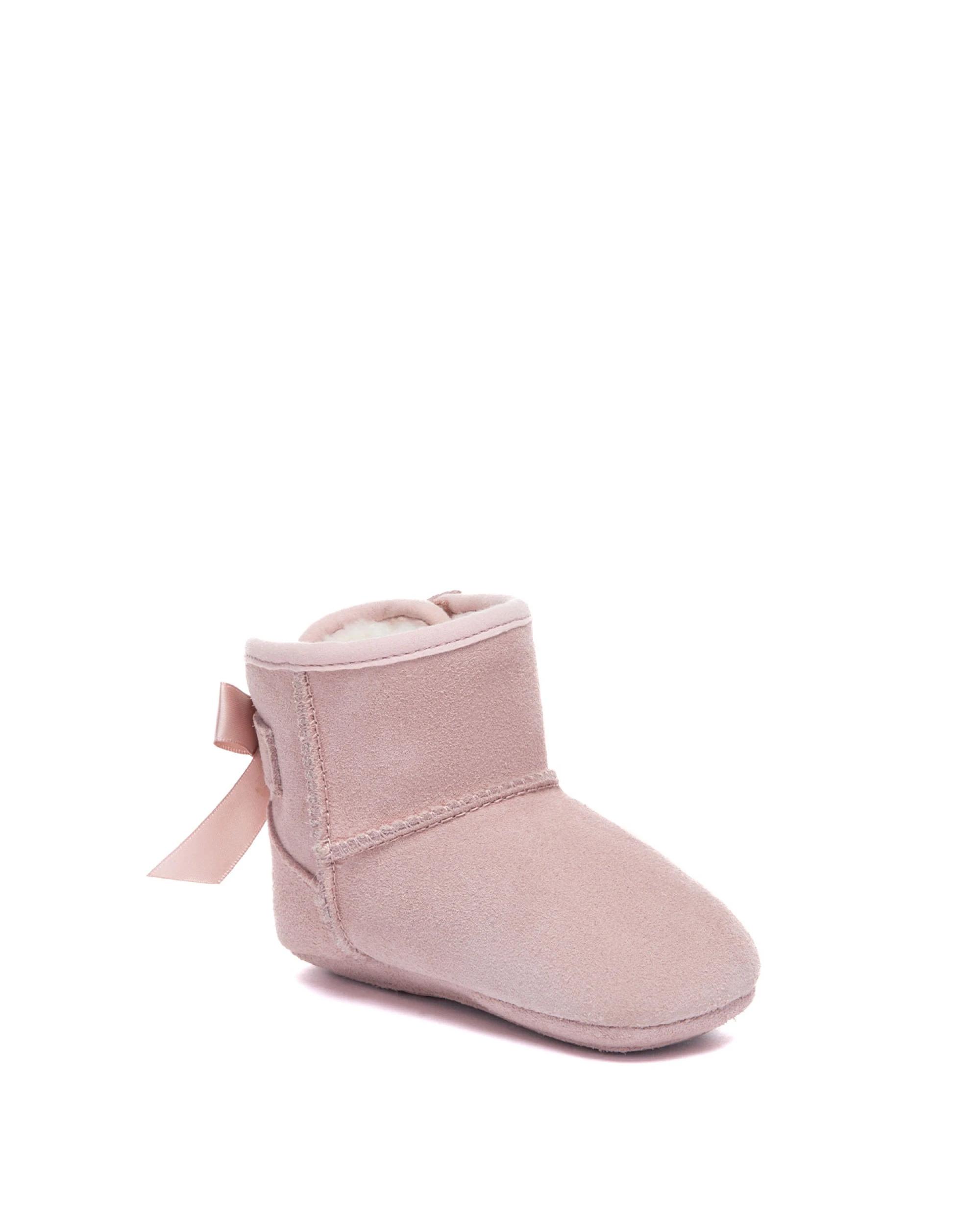 2 Australian Shepherd UGG Baby Booties Back Bow Gift Set Ribelle Boots PINK, 2 of 5