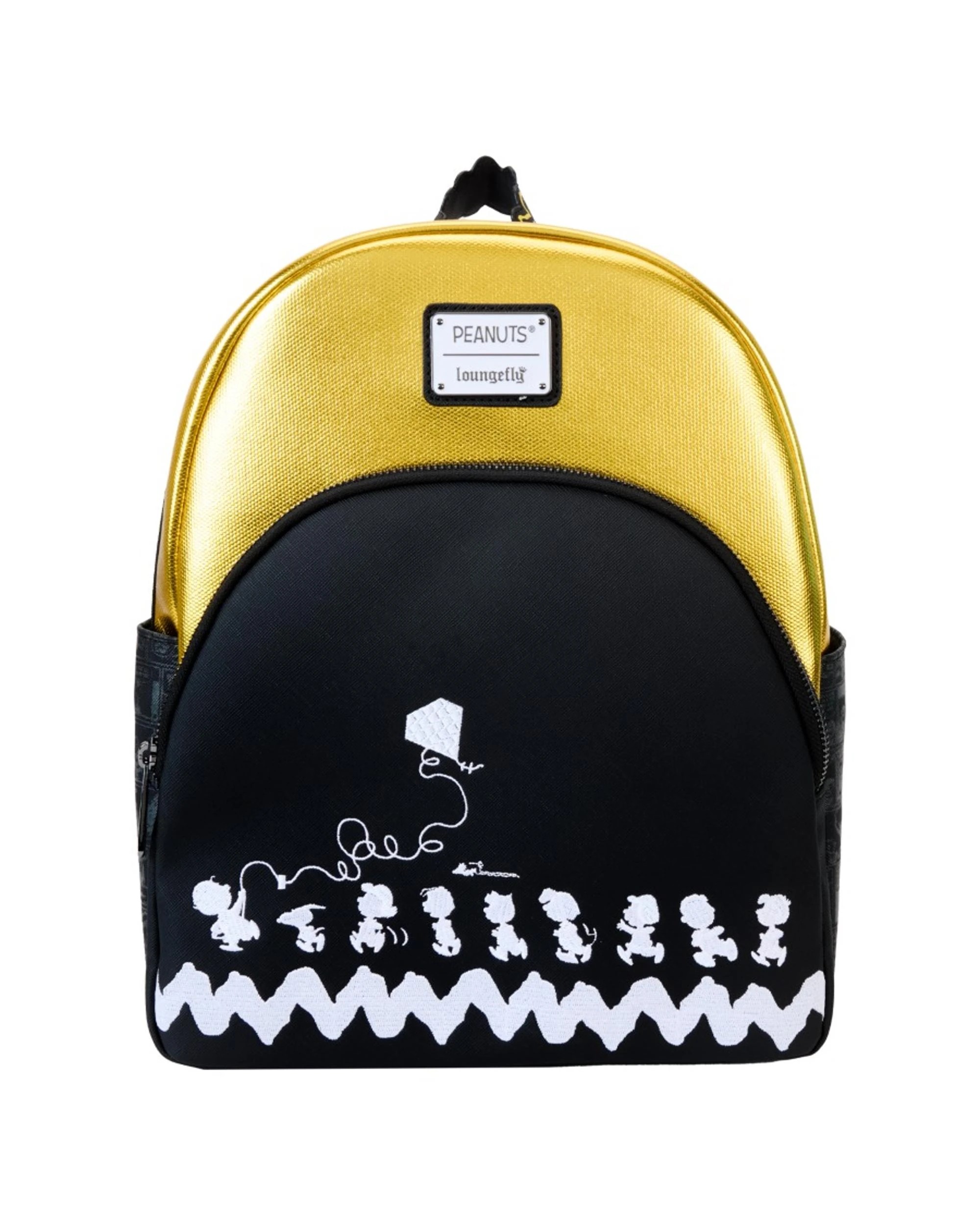 1 Loungefly Peanuts 75th Anniversary Mini Backpack 10 inch Faux Leather Mini Backpack - Multi, 1 of 6
