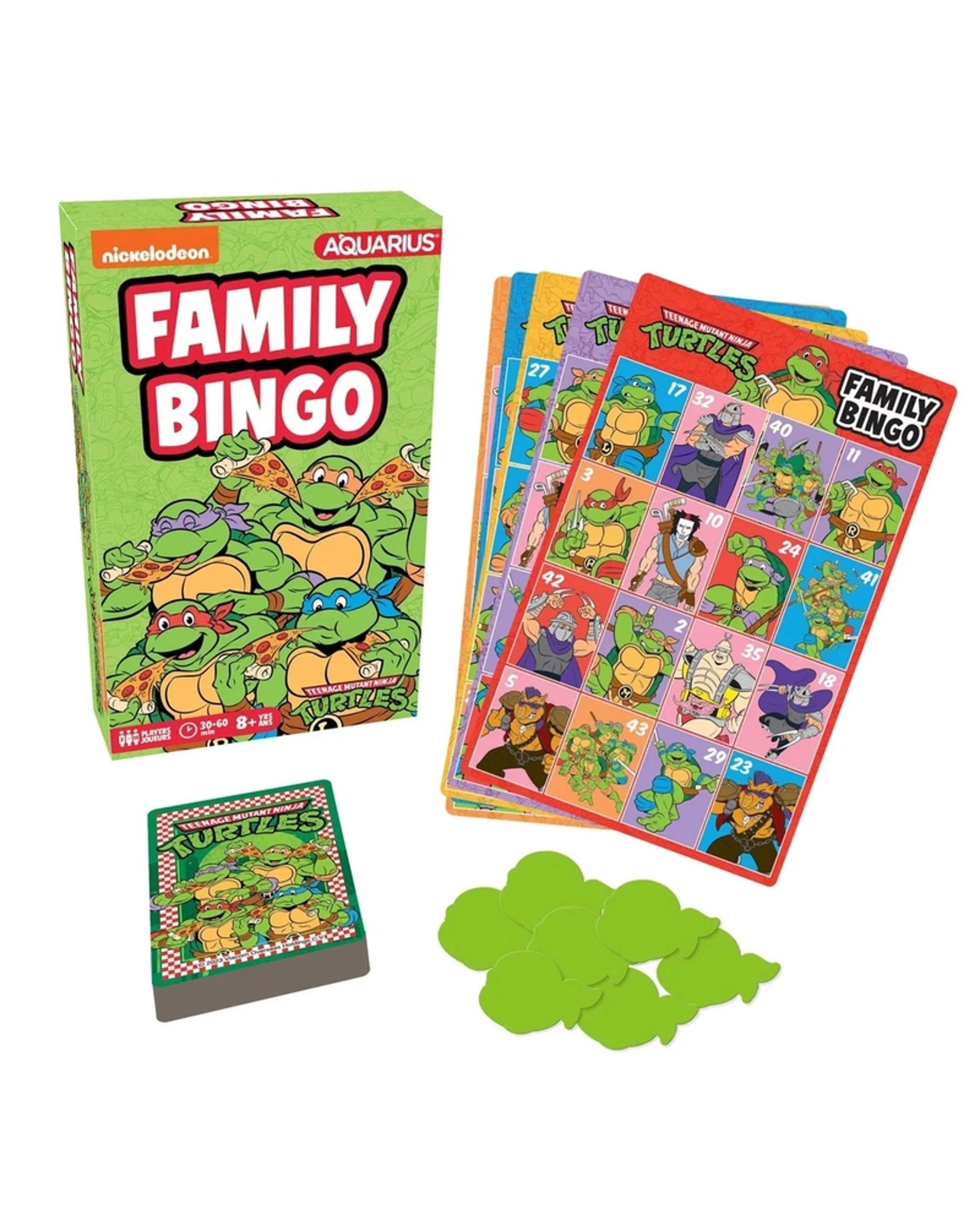 1 Teenage Mutant Ninja Turtles Family Bingo Board Game, 1 of 1