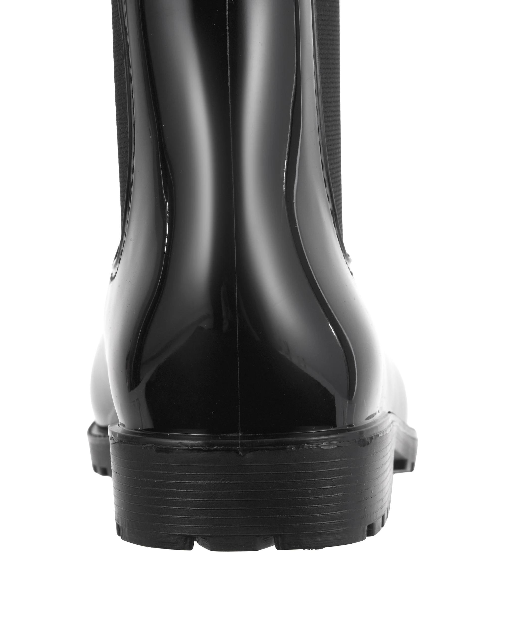 3 Gusset Ankle Rainboots Black, 3 of 4