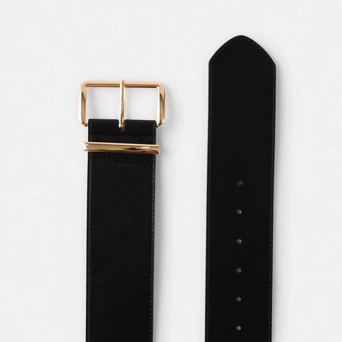 2 Wide Waist Belt BLACK, 2 of 4