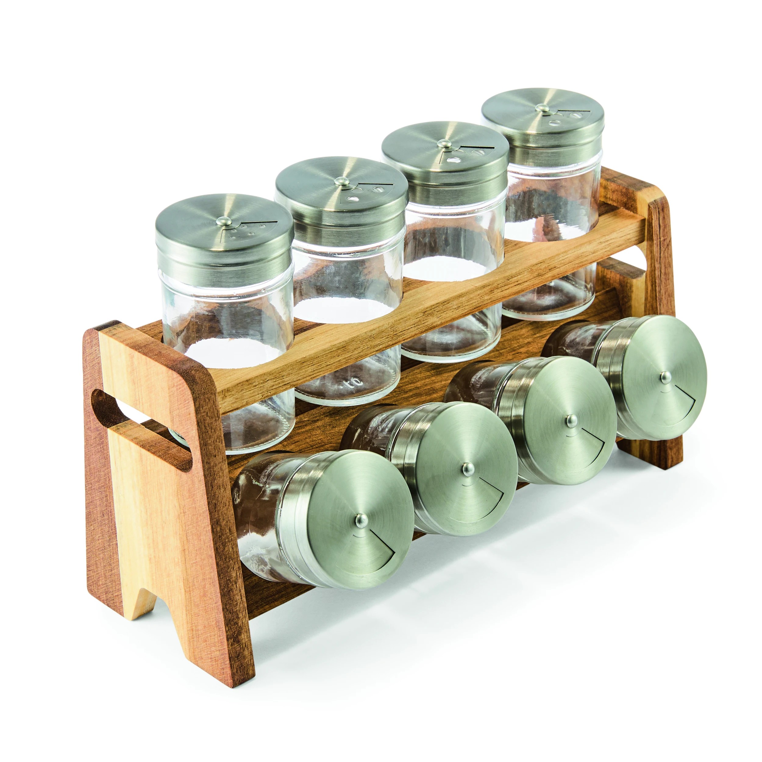 4 8 Piece Acacia Spice Rack, 4 of 9