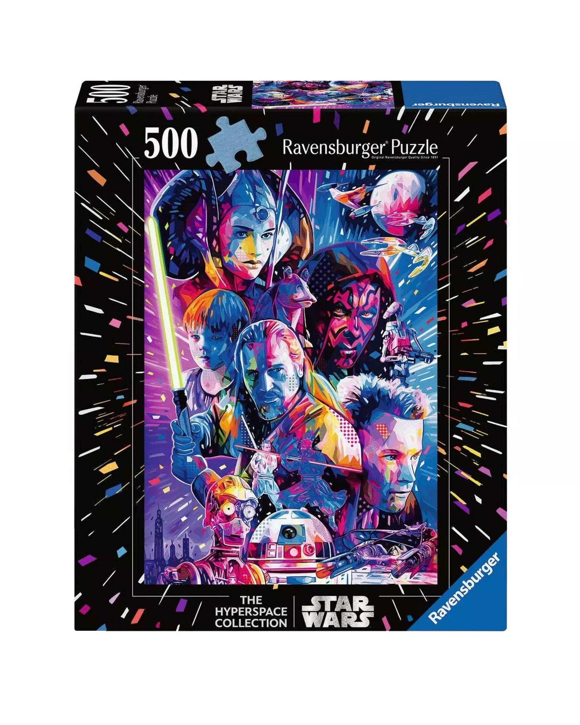 1 Ravensburger Star Wars Hyperspace Collection The Phantom Menace 500 Piece Jigsaw Puzzle, 1 of 2