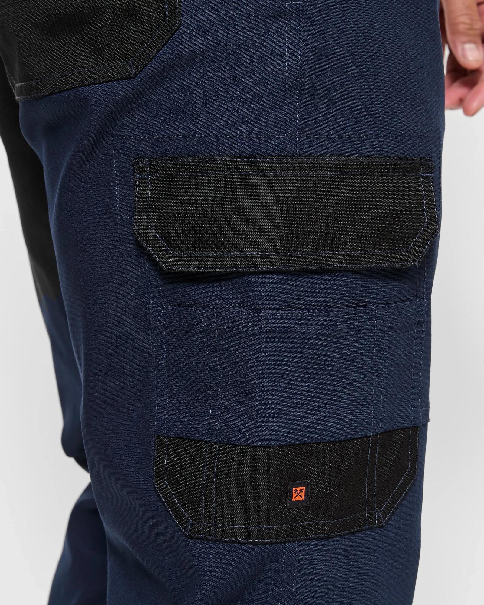 5 Australian Cotton Performance Cargo Pants - Graphite NAVY BLUE, 5 of 5