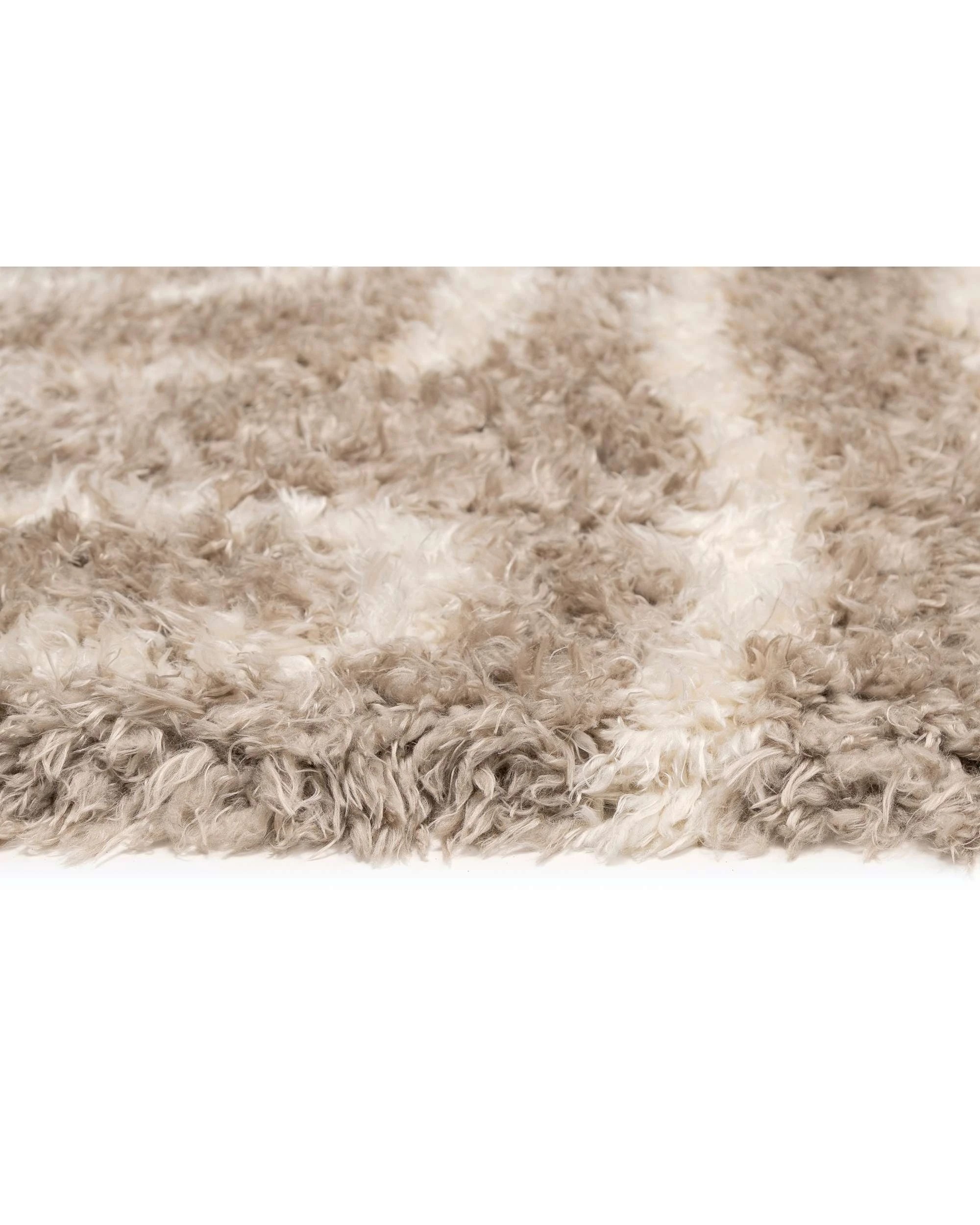 6 Loopsie Tulba Abstract Shag Rug-370cm x 280cm - Beige, 6 of 8