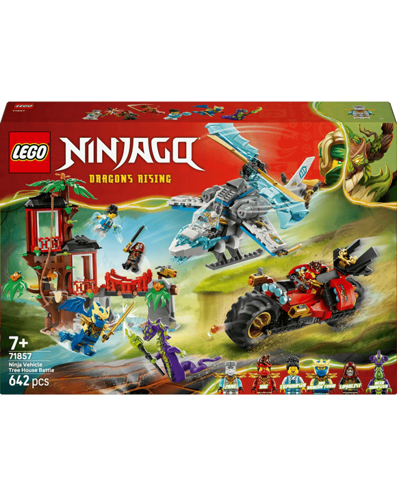 LEGO NINJAGO Ninja Vehicle Tree House Battle 71857