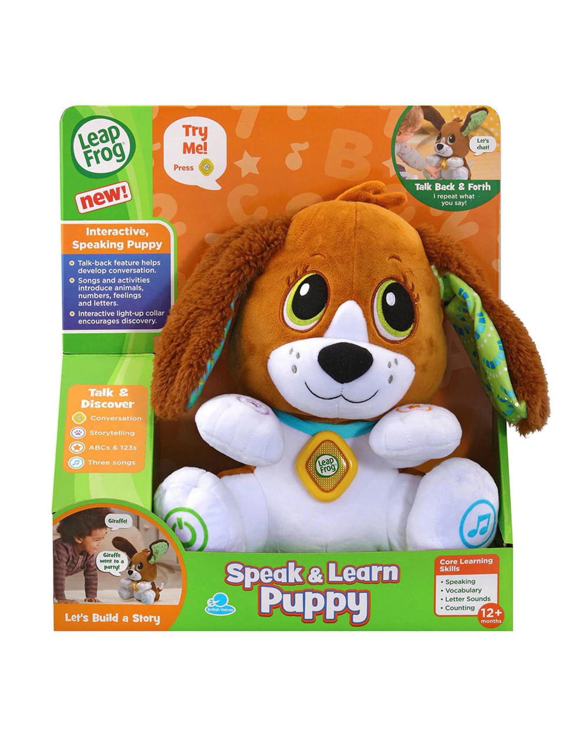 1 Leapfrog Speak and Learn Puppy, 1 of 6