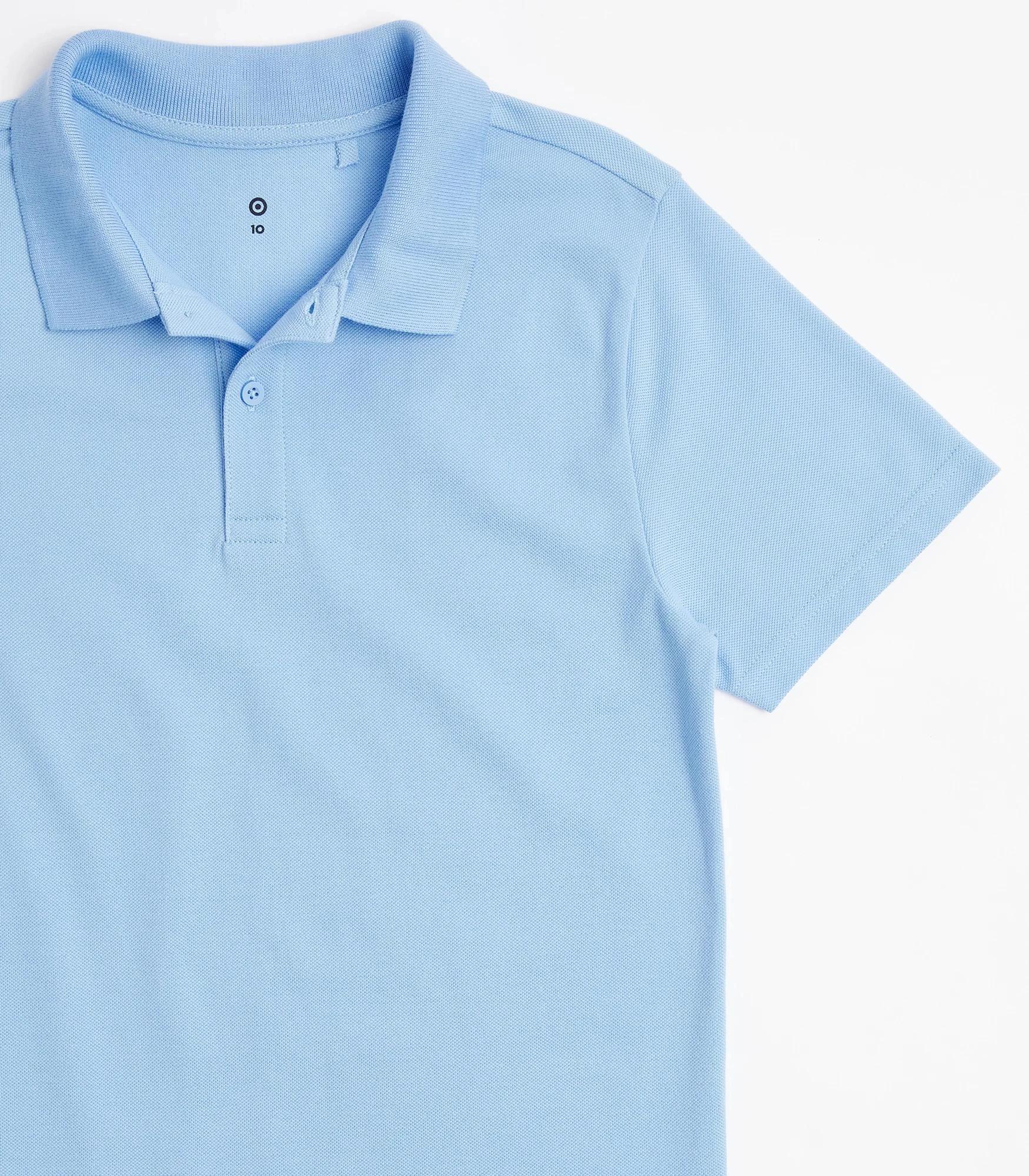 2 Target School Polo T-shirt LIGHT BLUE, 2 of 8