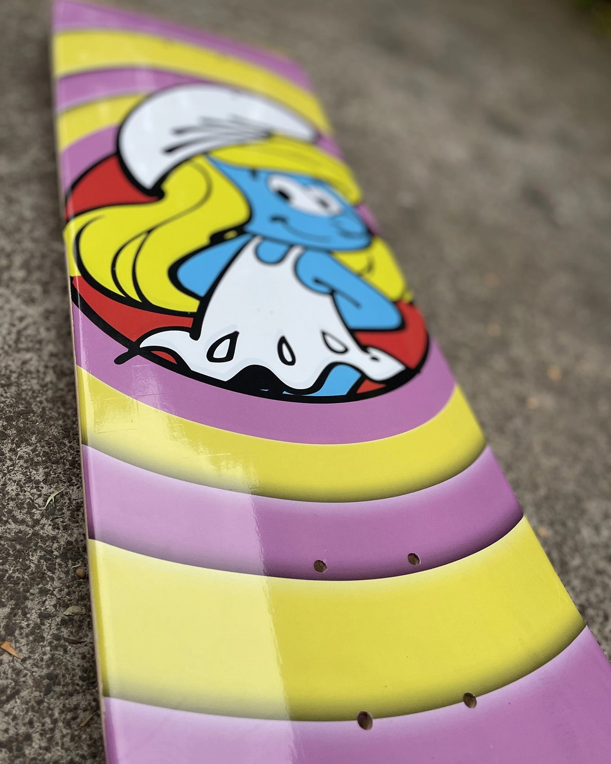 2 Rad Board Co Smurfs Skateboard Deck Smurfette Design Birch Wood 7.75 Inch - Multi, 2 of 6