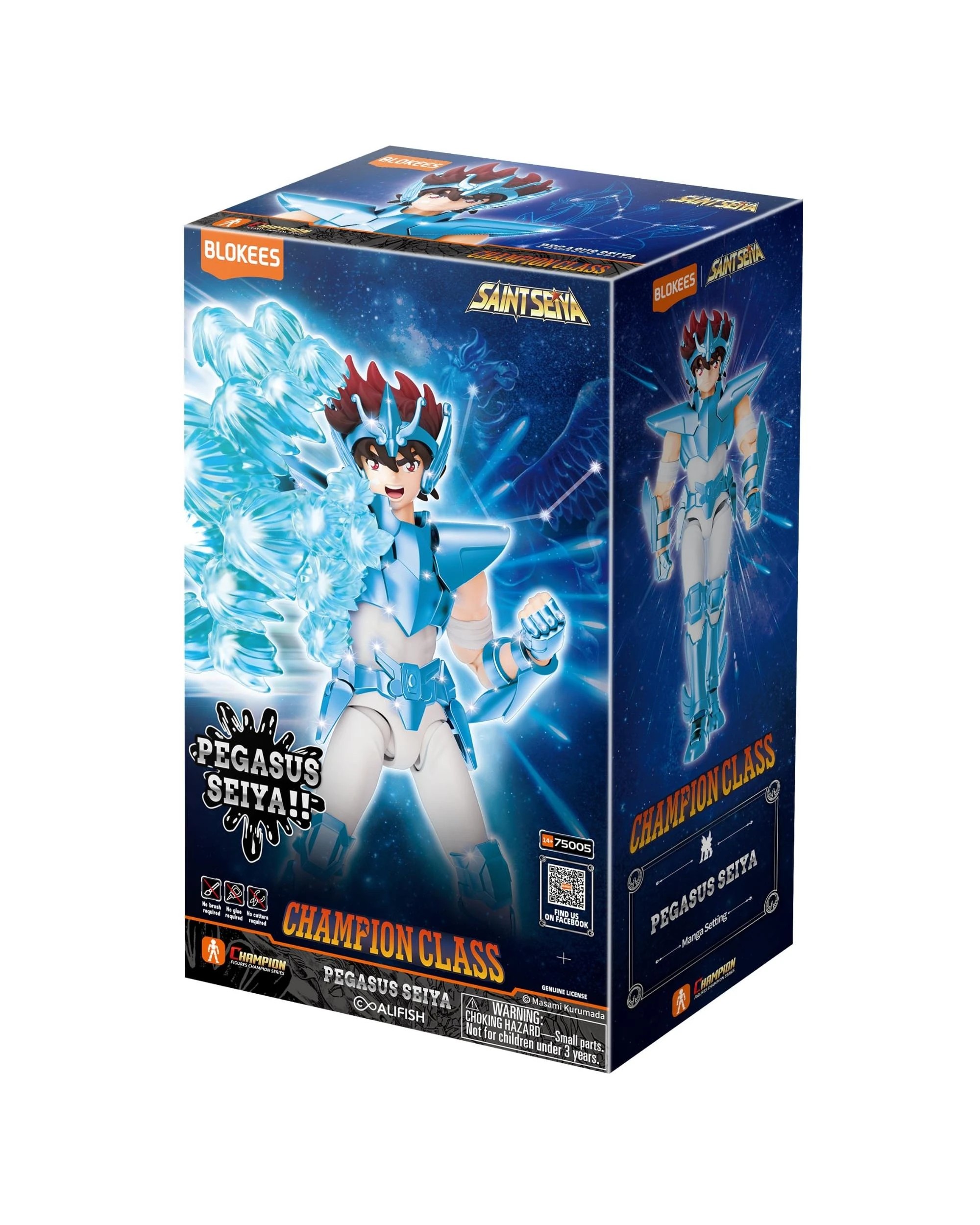 1 Blokees Saint Seiya Champion Class 04 Pegasus Seiya Model Kit, 1 of 9