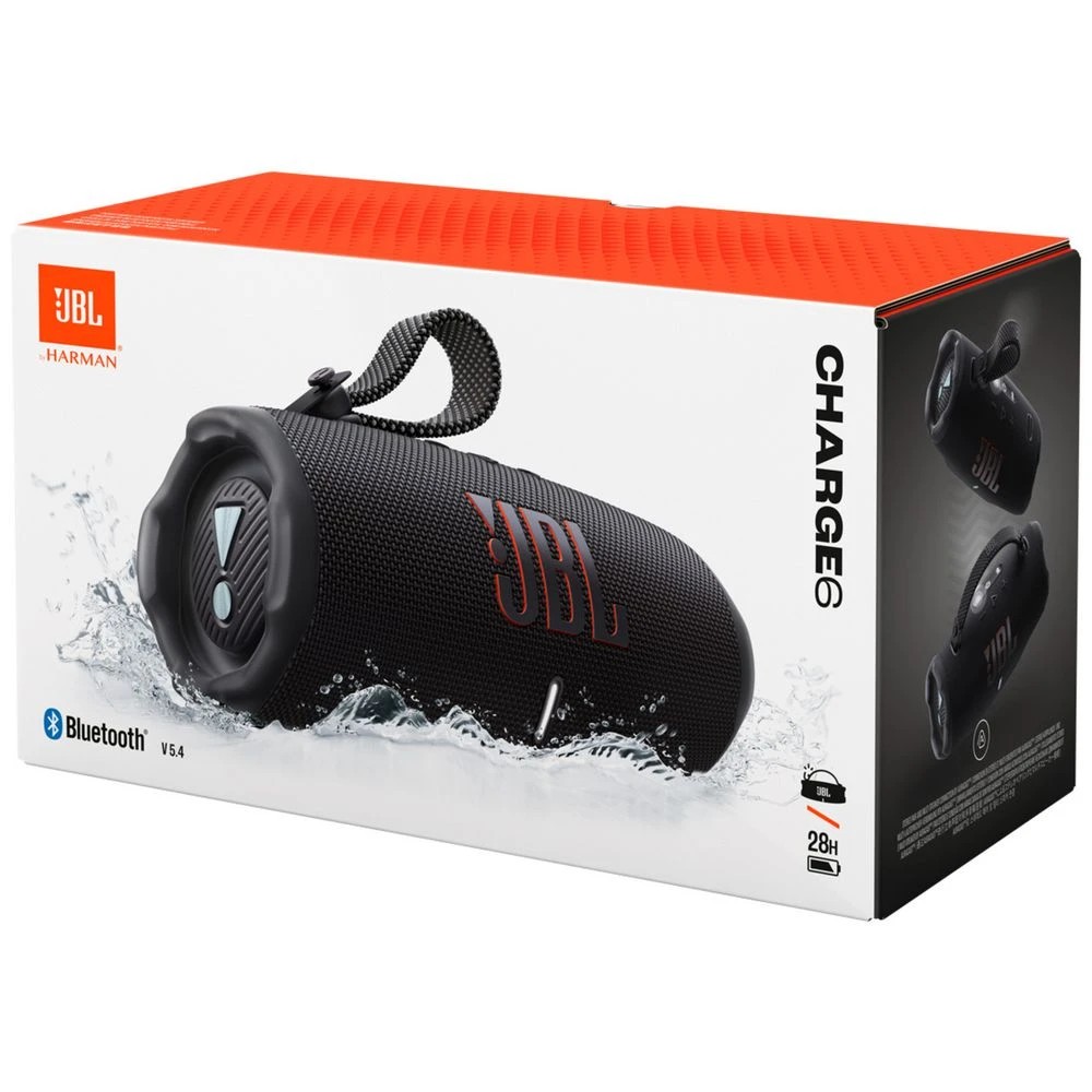 7 JBL Charge 6 Bluetooth Speaker Black, 7 of 8