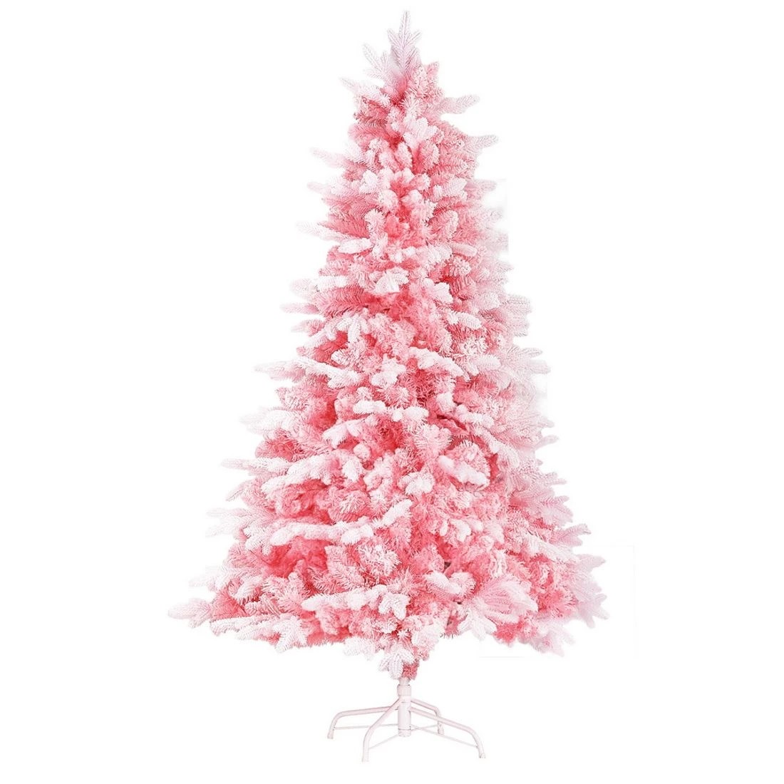 3 Jingle Jollys Christmas Tree 1.8m  Xmas Tree Snowy Party Decor 810 Tips - White, 3 of 7