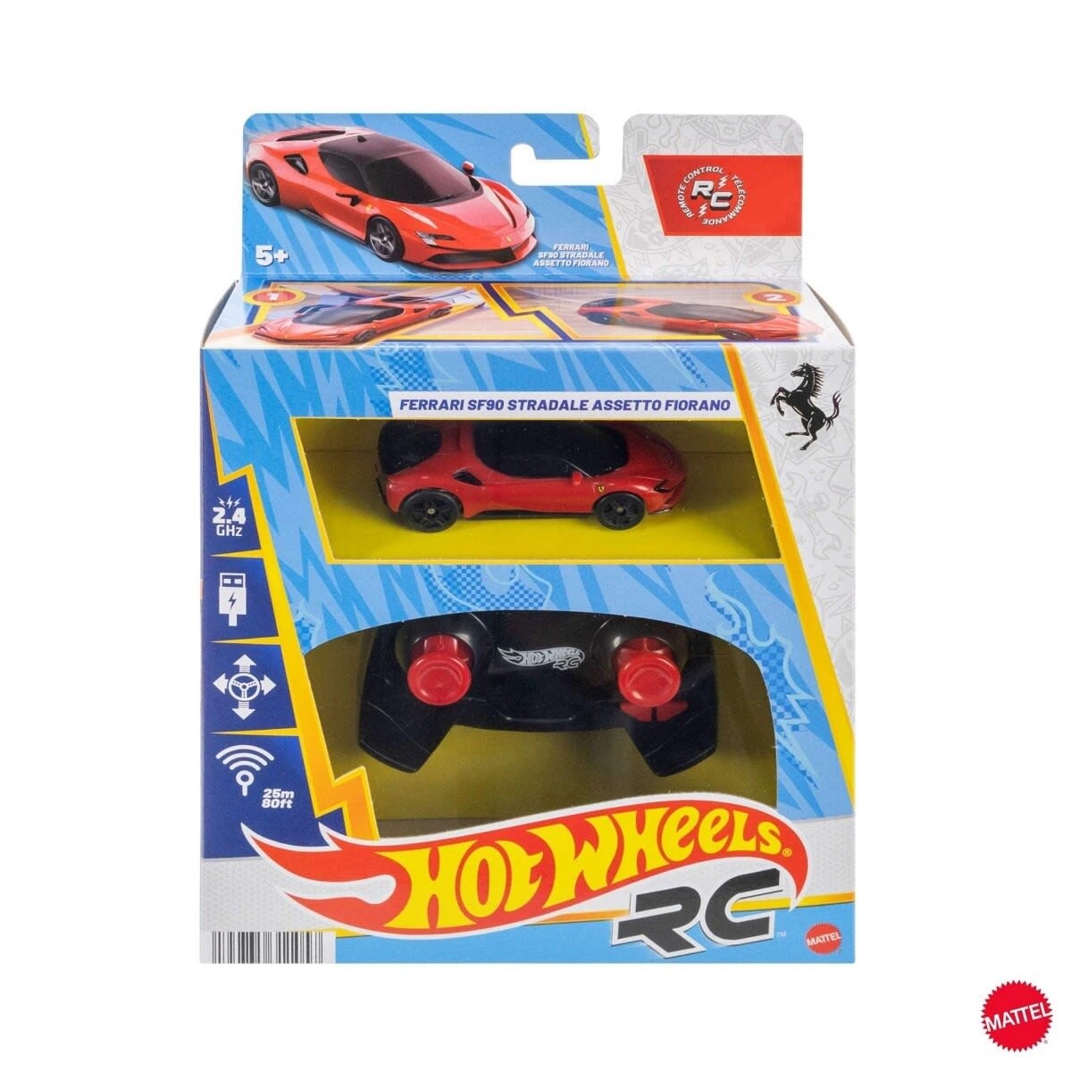1 Hot Wheels RC Scale Ferrari SF90 Stradale Assetto Fiorano Action Vehicle, 1 of 7